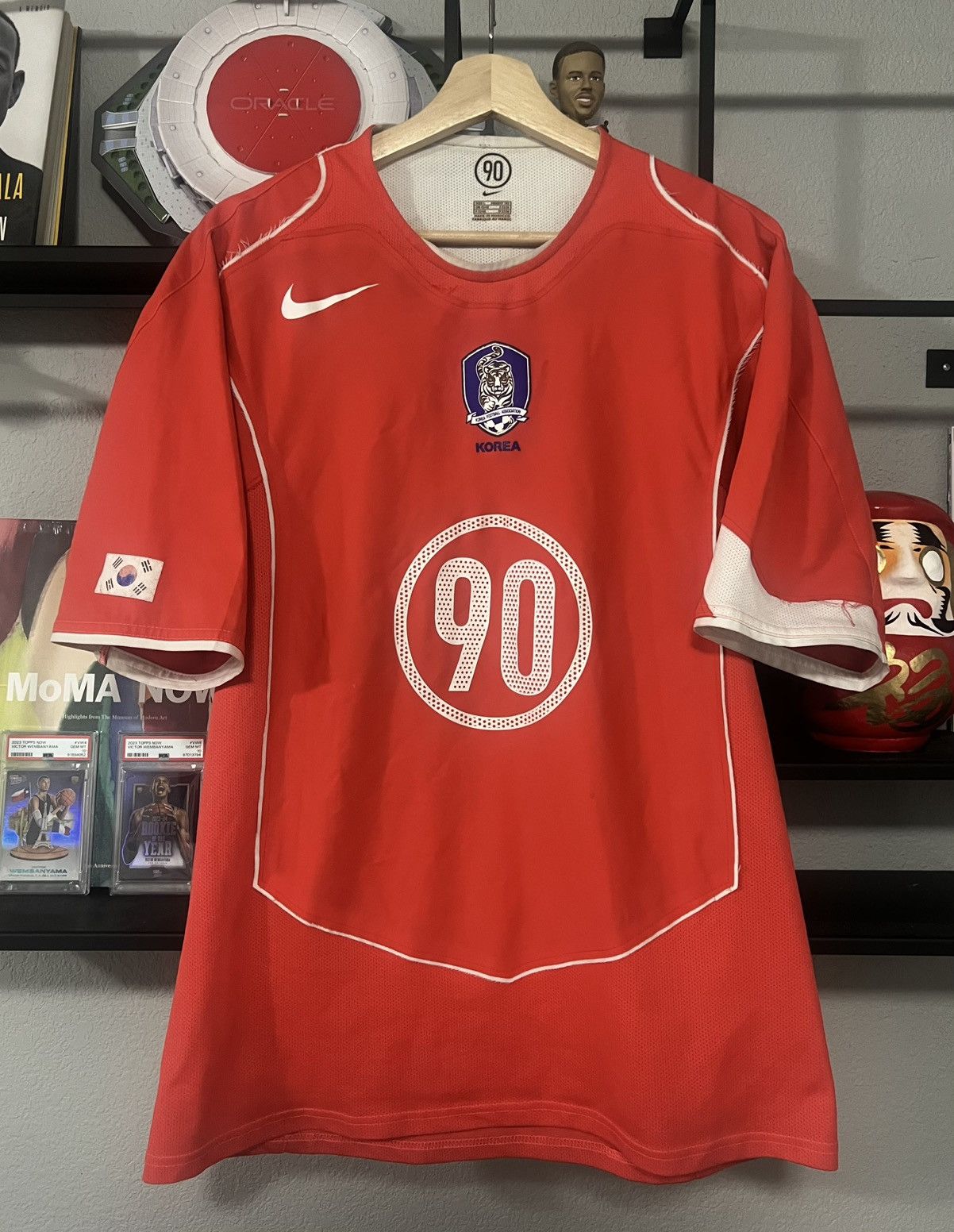 Nike 2004 South Korea National Team Home Kit Jersey Size US L / EU 52-54 / 3 - 1 Thumbnail