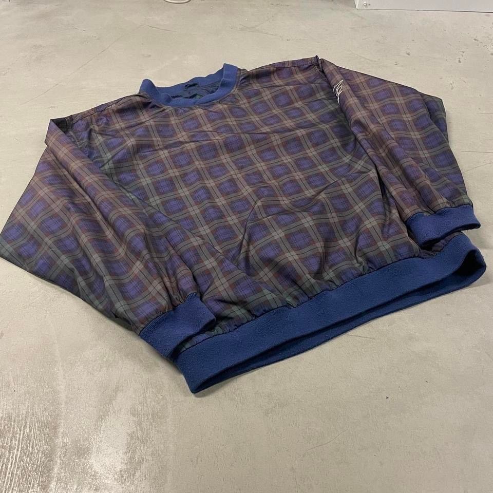 Vintage vintage y2k flannel pullover jacket Size US XL / EU 56 / 4 - 1 Thumbnail