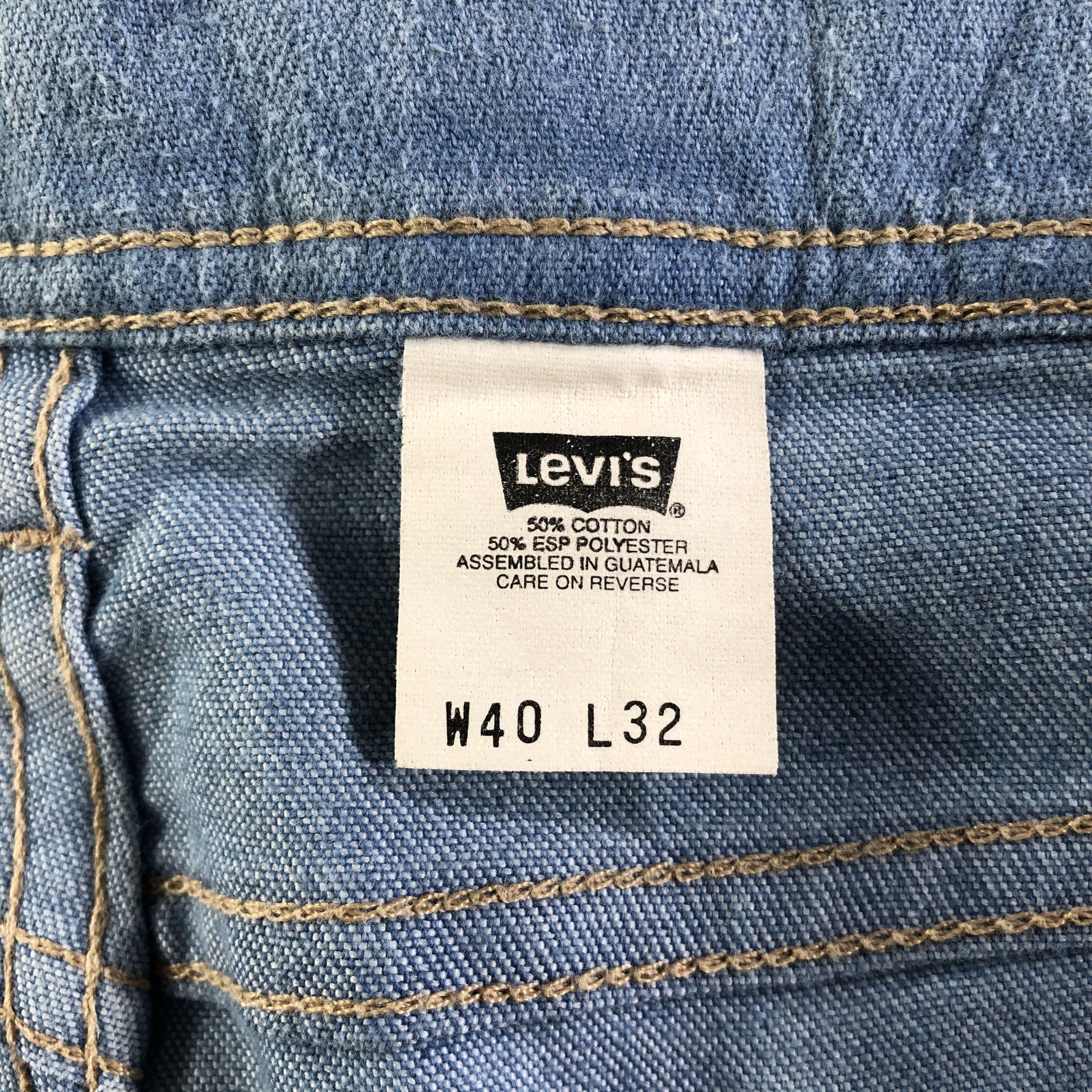 Levi's Vintage Blue Wash Levis Jeans-J4416 Size US 38 / EU 54 - 10 Thumbnail