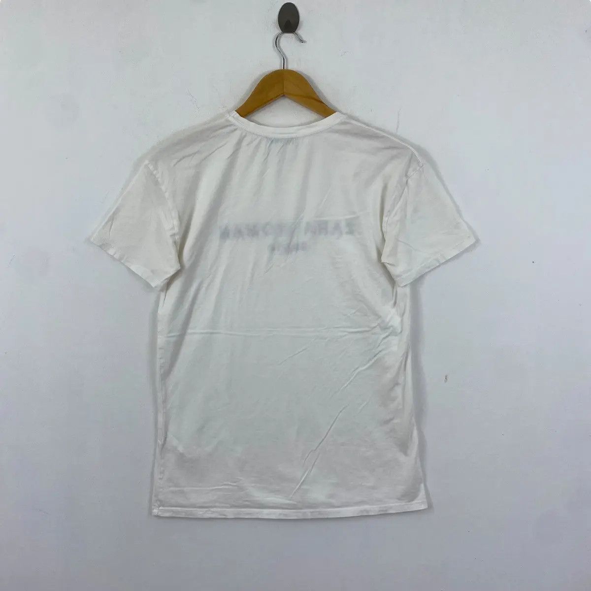 Zara SS18 ZARA WOMAN Collection Basic Embroidery Tee Shirt Size S / US 4 / IT 40 - 4 Thumbnail