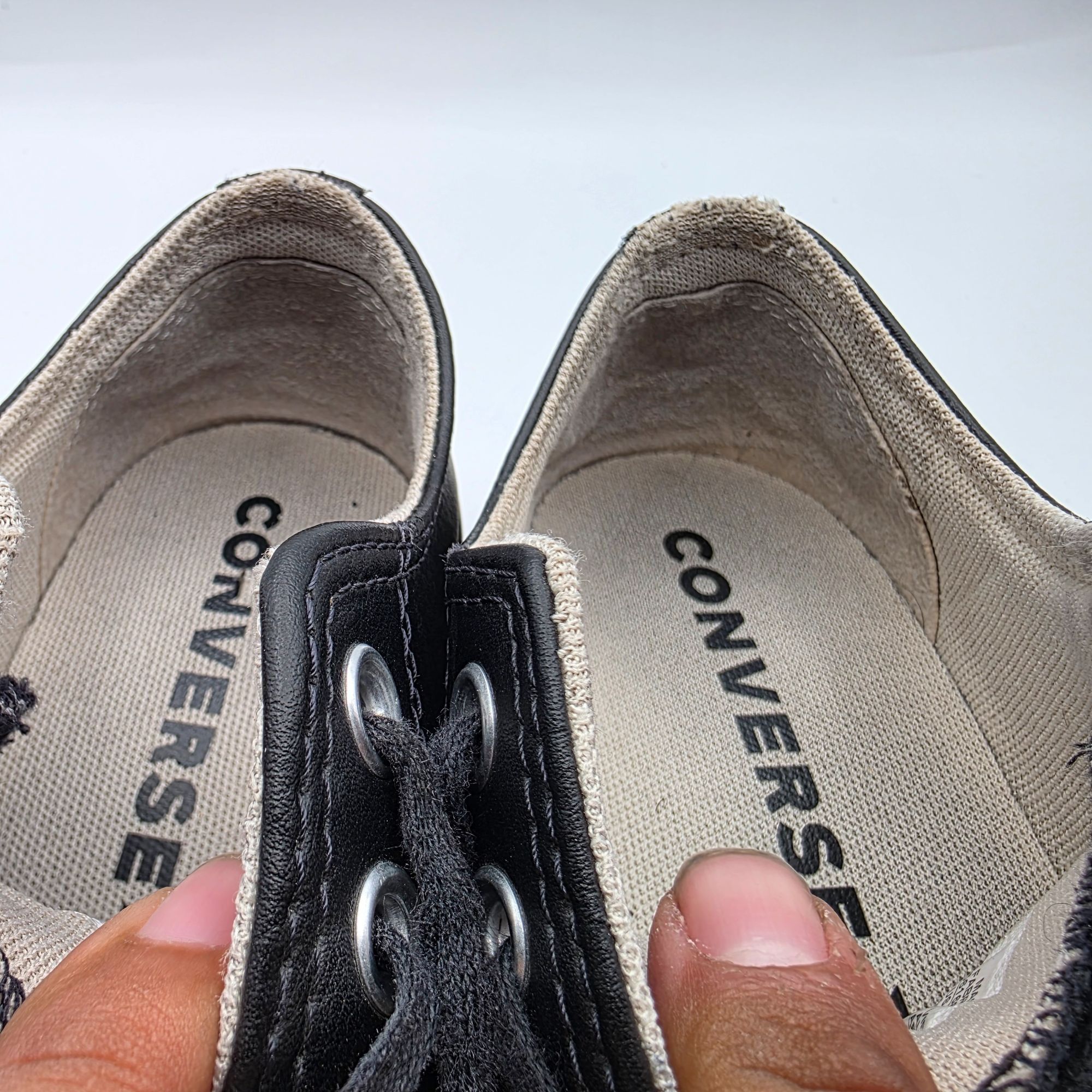 Converse Converse All Star Women’s Size 5.5 Black Leather Low Top Sne Size US 5.5 / IT 35.5 - 9 Thumbnail