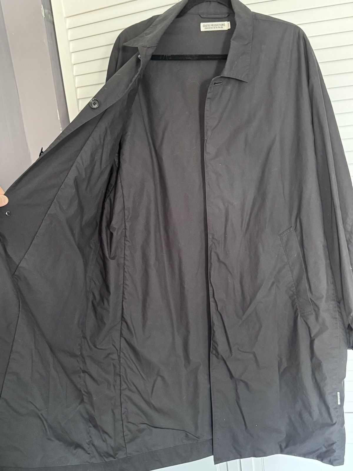 Japanese Brand Cootie Productions Oversized Mac Coat-Size L- made in Japan Size US L / EU 52-54 / 3 - 3 Thumbnail