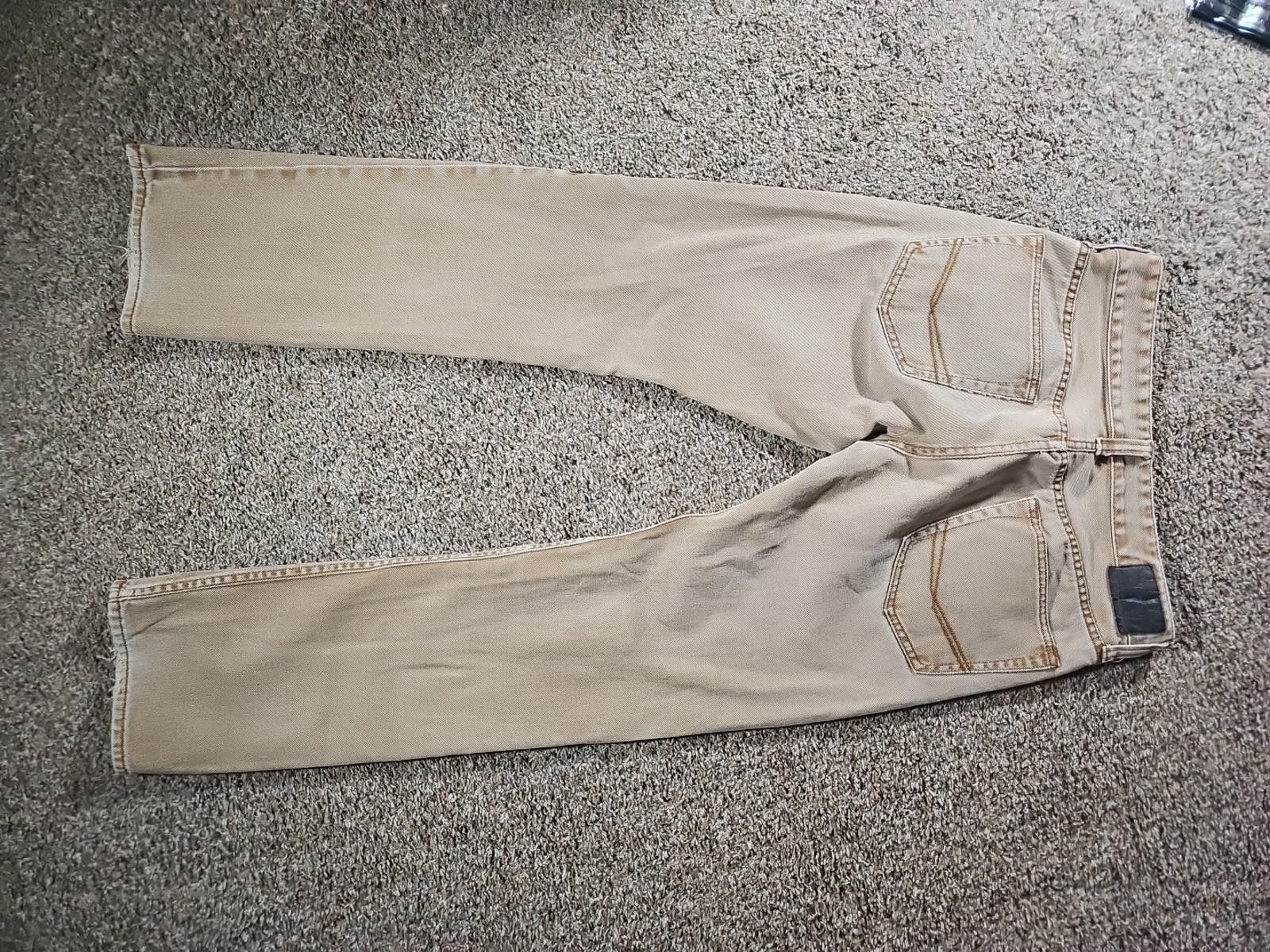 Bullhead Denim Co. Bullhead Gravels Slim Khaki Washed Jeans Approx 30x30 Size US 30 / EU 46 - 6 Thumbnail
