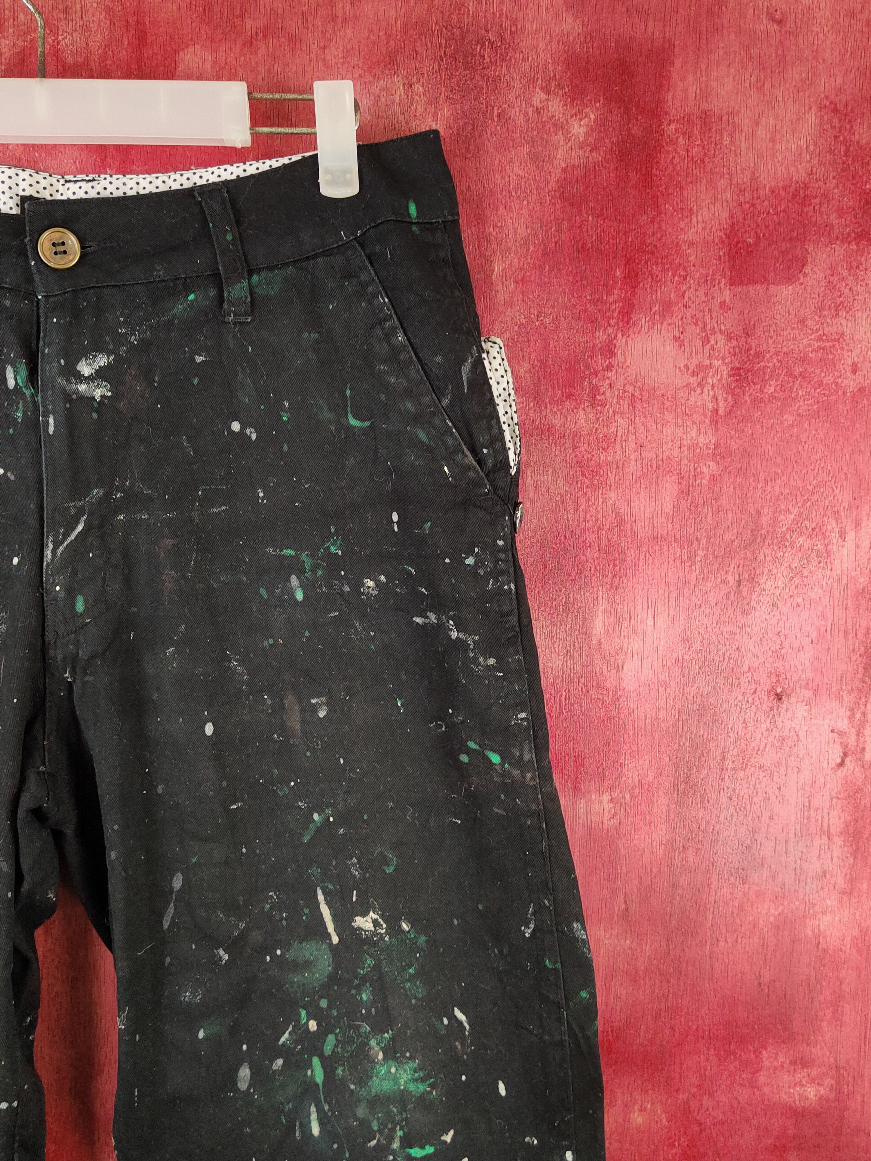 Japanese Brand Free Beat Black painter Multipocket Cargo Pants #S1749 Size US 30 / EU 46 - 6 Thumbnail