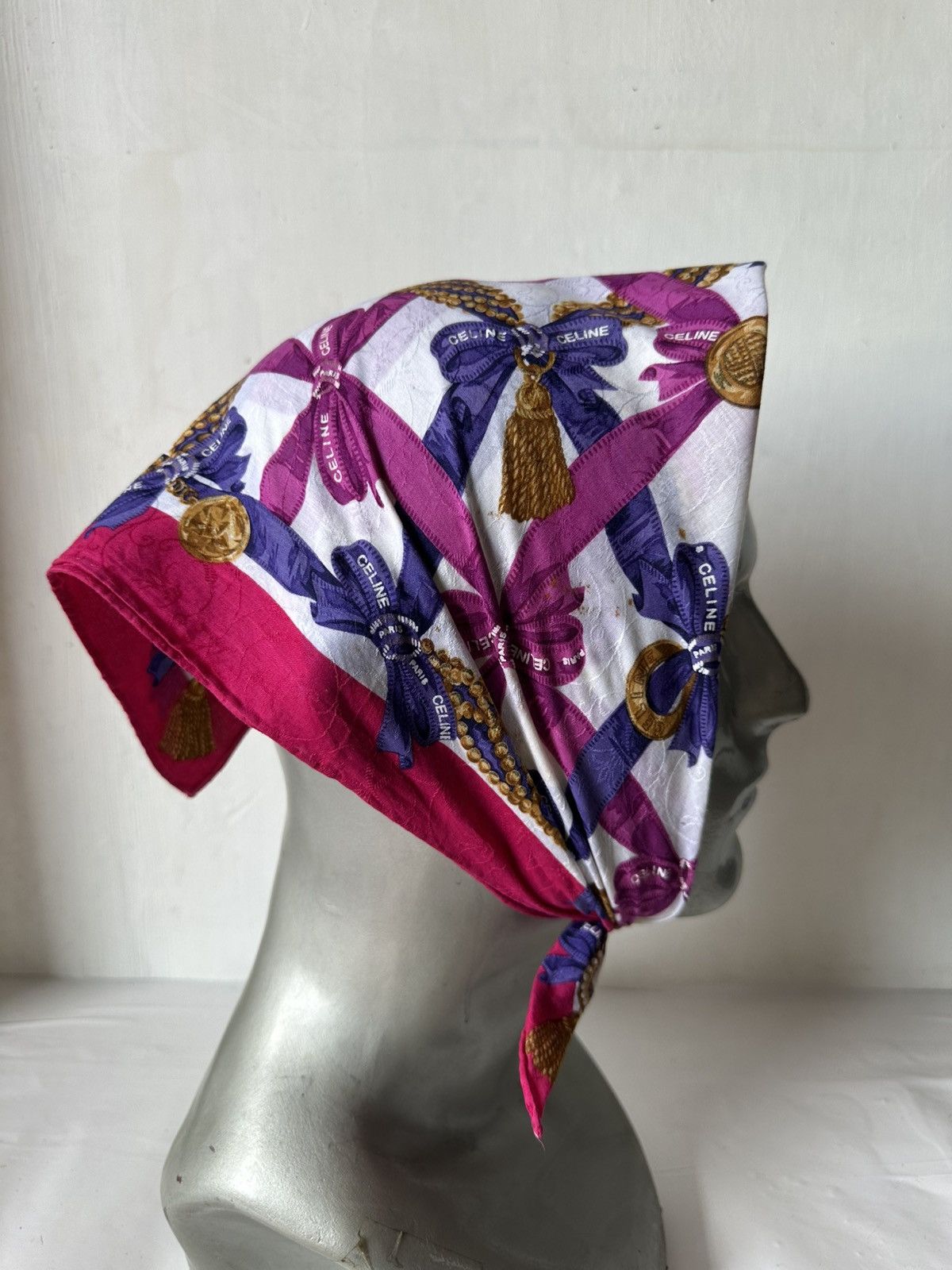 Vintage Vintage Celine Handkerchief/ Neckerchief/ Bandana Size ONE SIZE - 7 Thumbnail