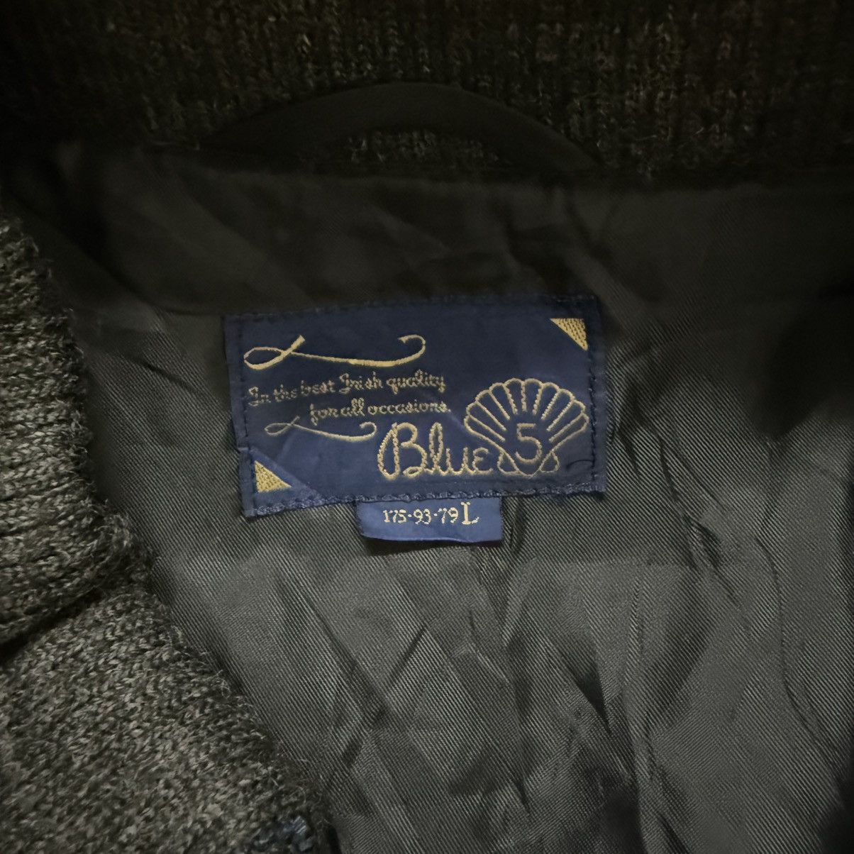 If Six Was Nine Blue5 Tokyo Herringbone Wool Bomber Jacket Size US XL / EU 56 / 4 - 12 Thumbnail