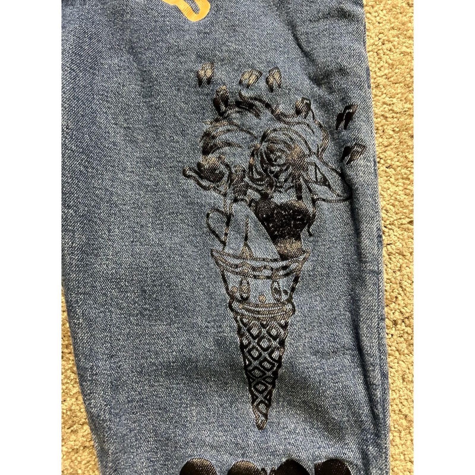 Billionaire Boys Club VINTAGE Billionaire Boys Club ICECREAM STACKS JEAN Black 36 Waist Denim 31 Inseam 5-Pocket Tapered Men's Jeans Size US 36 / EU 52 - 6 Thumbnail