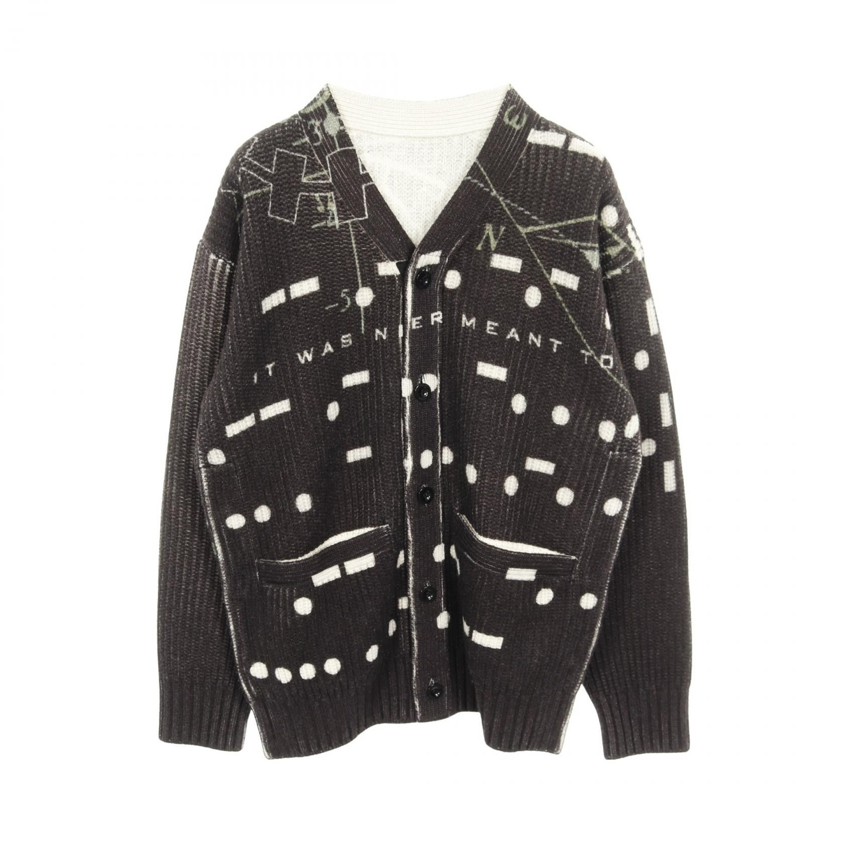 Sacai Sacai Sacai sacai × INTERSTELLAR Wool Cardigan Others Tops DUTY FREE for USA Size ONE SIZE - 1 Thumbnail