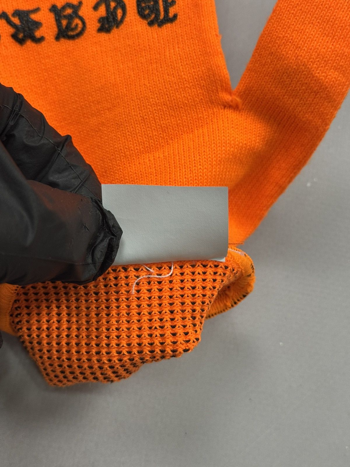 Chrome Hearts Chrome Hearts Logo Workwear Gloves(Orange/M) Size ONE SIZE - 10 Thumbnail