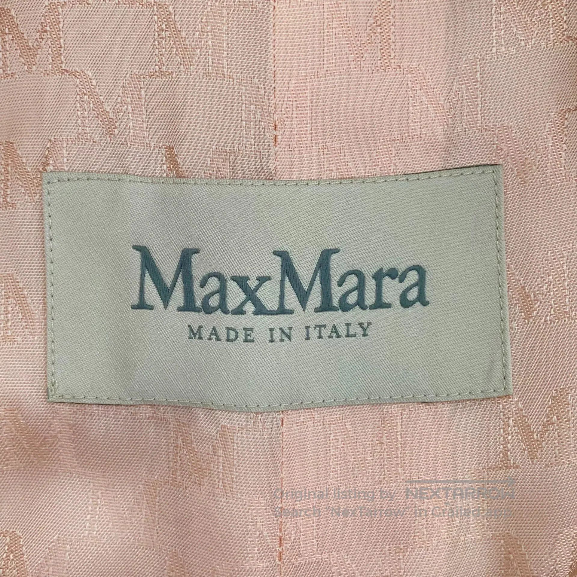 Other Maxmara Pink Double-Breasted Wool Coat. Size US XXS / EU 40 - 6 Thumbnail