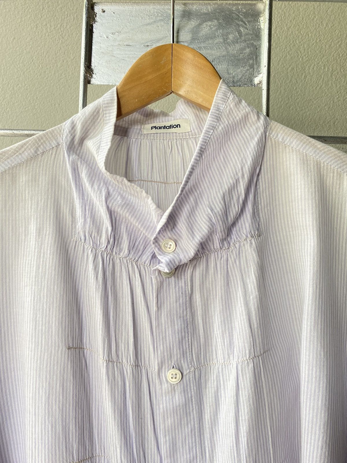 Issey Miyake Plantation stripped white blouse Size M / US 6-8 / IT 42-44 - 3 Thumbnail