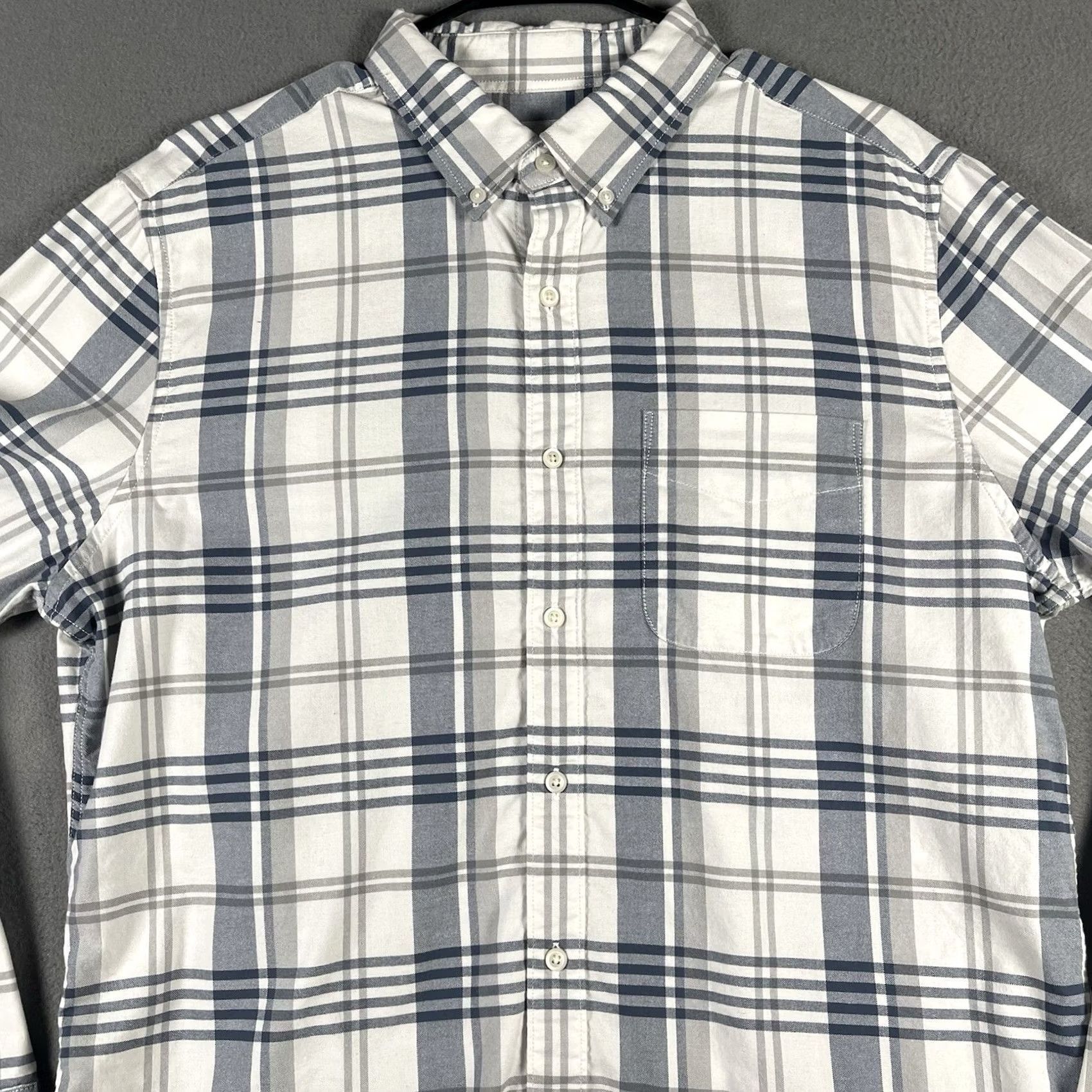 American Eagle Outfitters American Eagle Outfitters Shirt Men L Blue Plaid Long Sleeve Button-Down Vintage Fit Mens Size US L / EU 52-54 / 3 - 2 Thumbnail