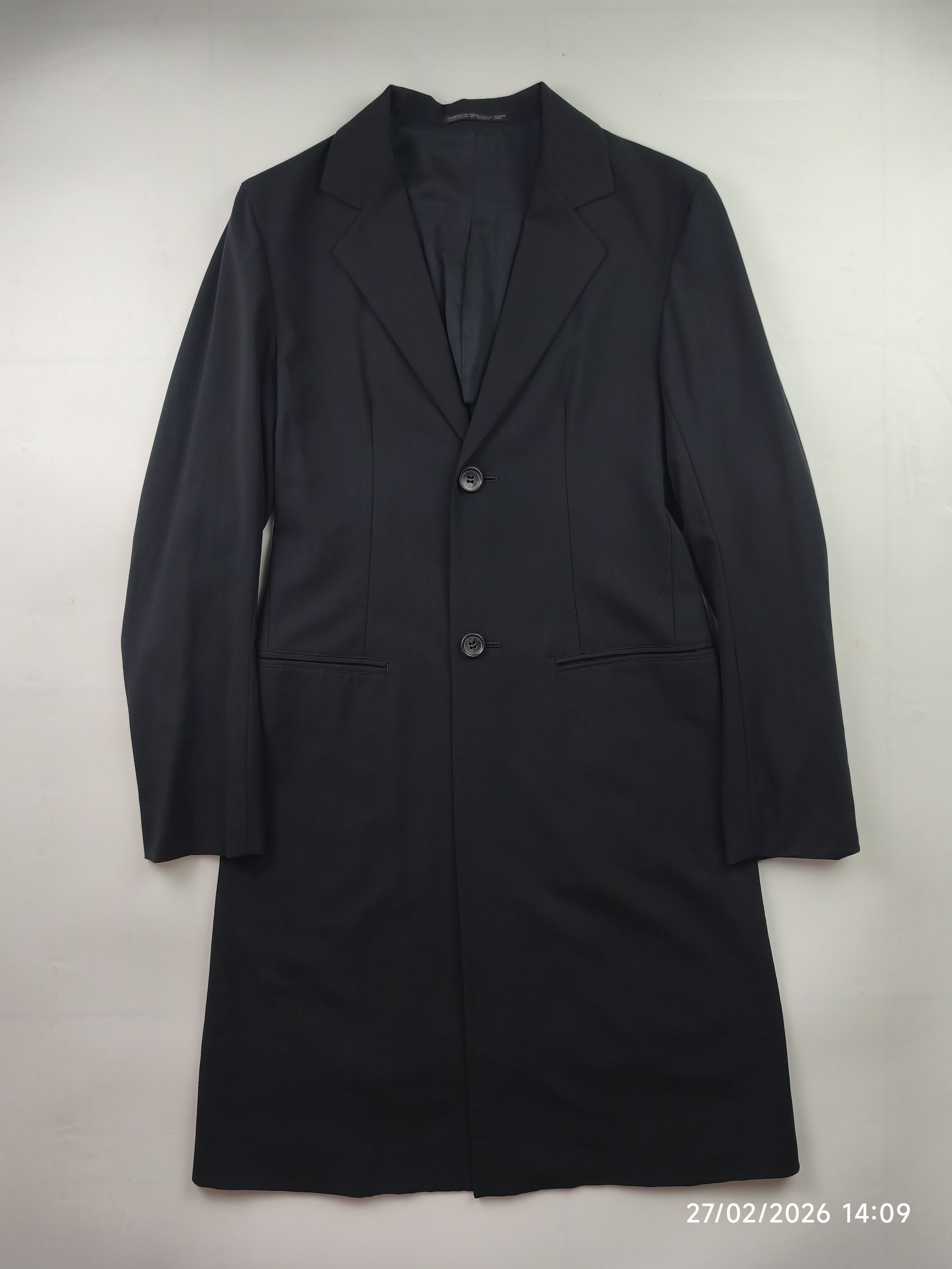 Yohji Yamamoto Y's - yohji yamamoto - long blazer jacket S/S 97' Size S / US 4 / IT 40 - 1 Thumbnail