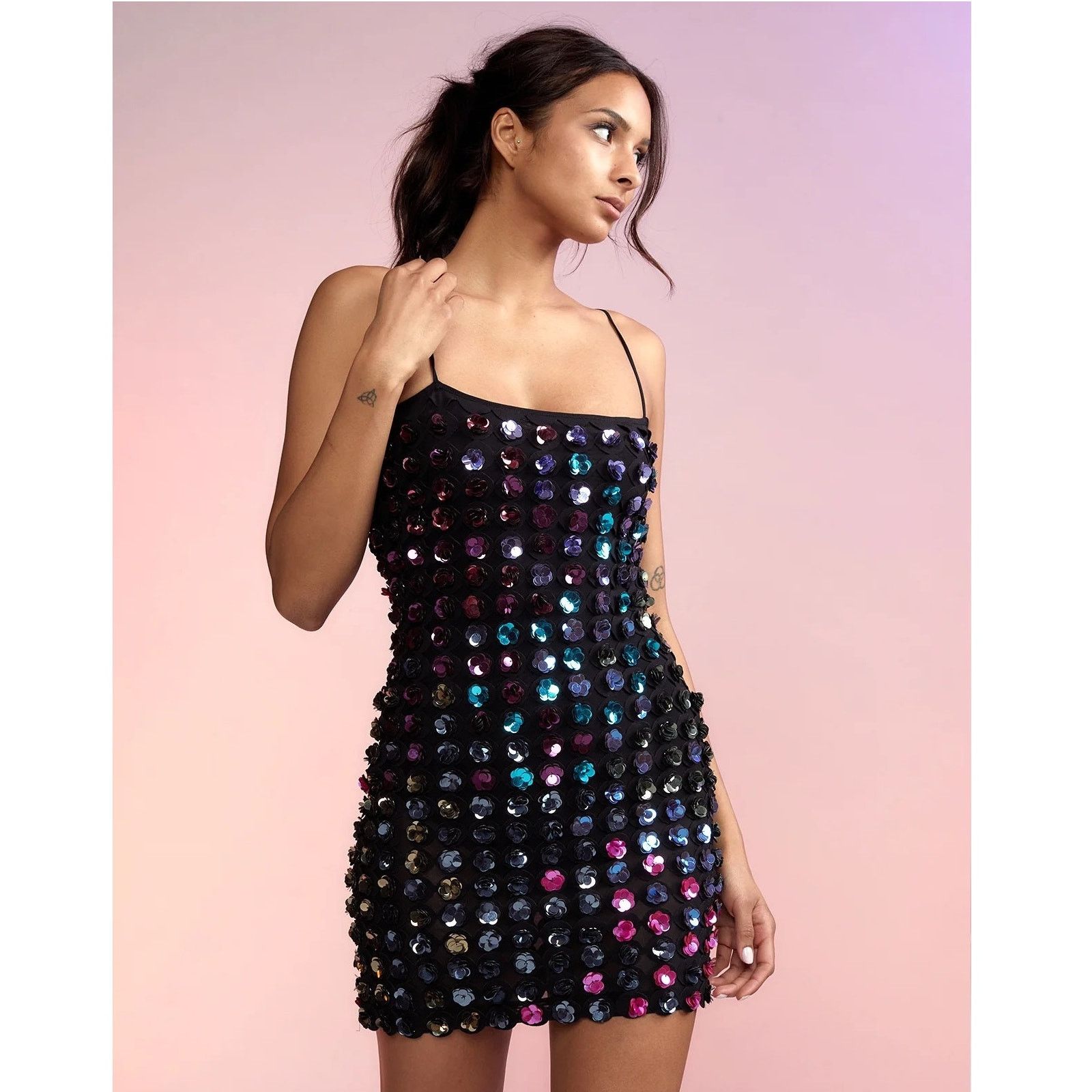 Cynthia Rowley Cynthia Rowley Bella Sequin Appliqué Dress size 2 XS Size XS / US 0-2 / IT 36-38 - 1 Thumbnail