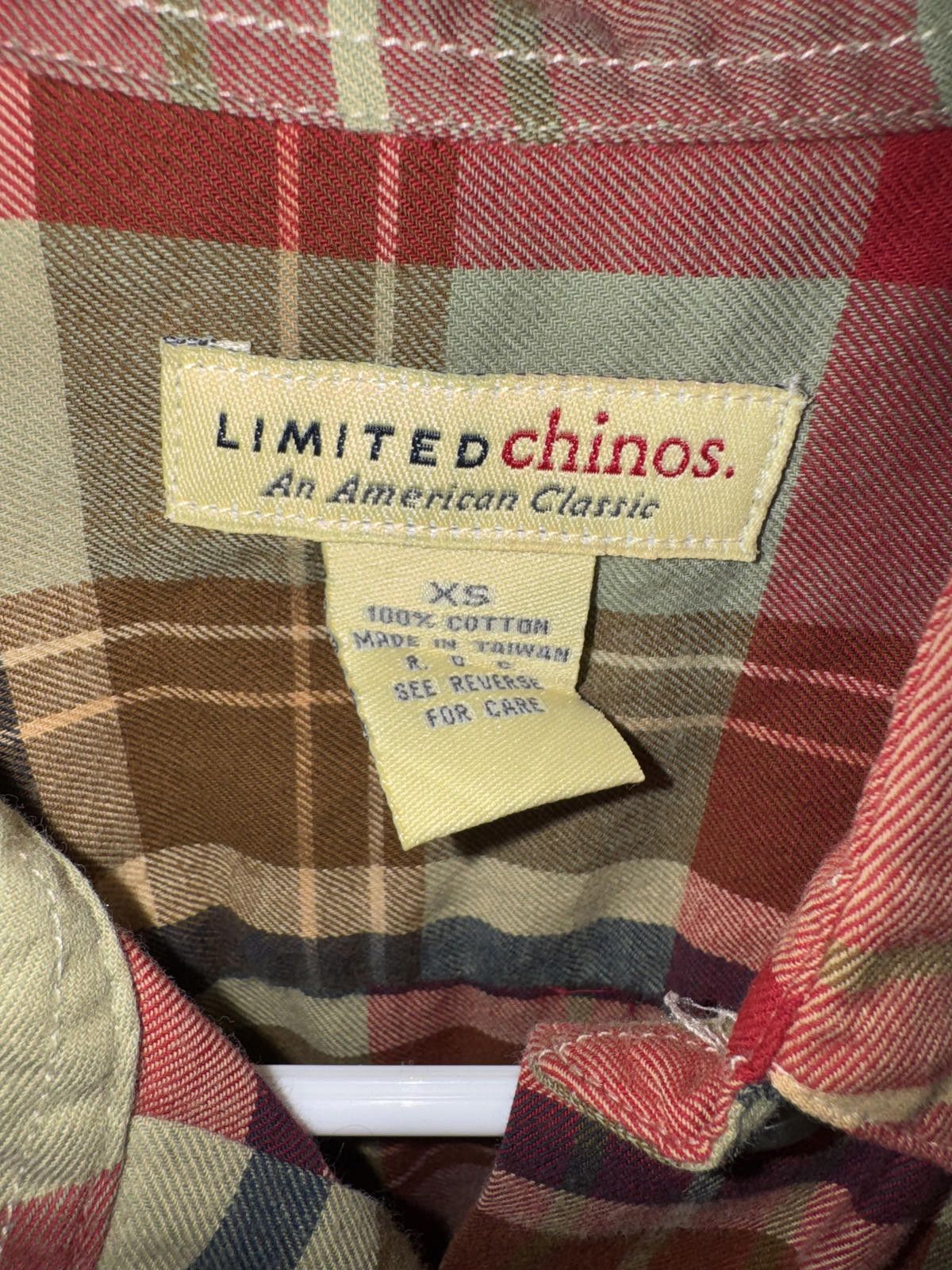 Other Vintage Limited Chinos Men's Plaid Button-Up Shirt XS Size US XS / EU 42 / 0 - 2 Thumbnail