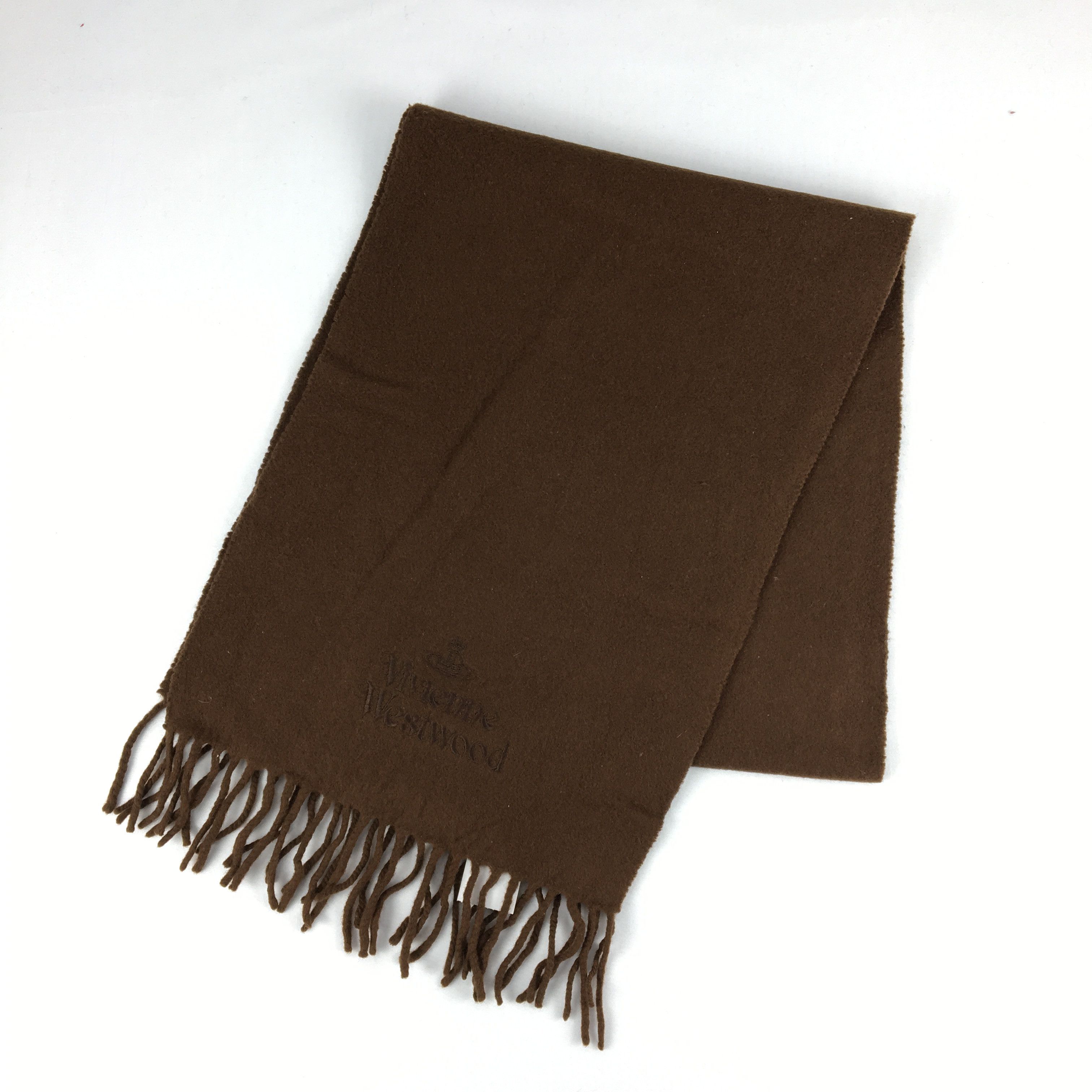 Vintage × Vivienne Westwood VIntage Vivienne Westwood Scarf Muffler Orbs Wool Scarves Size ONE SIZE - 3 Thumbnail