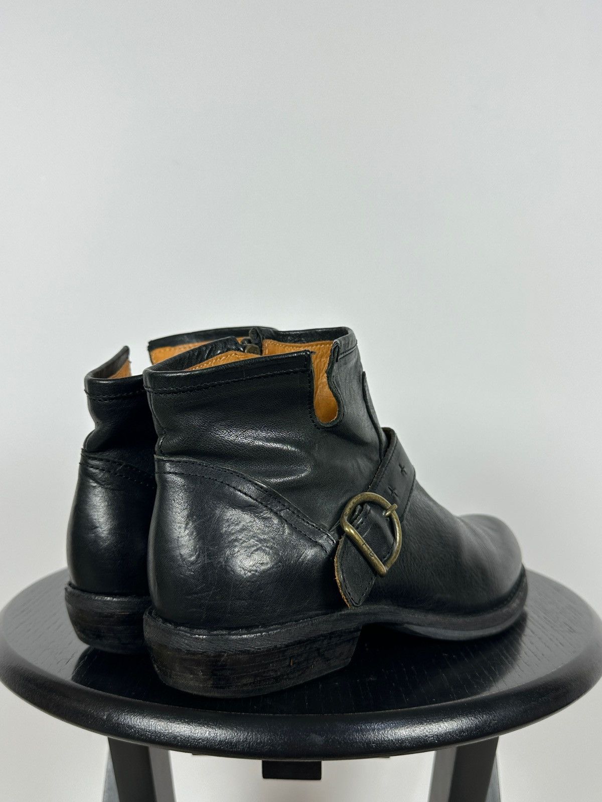Fiorentini + Baker Fiorentini + Baker Carnaby Chad Black Leather Biker Boots Size US 7 / IT 37 - 7 Thumbnail