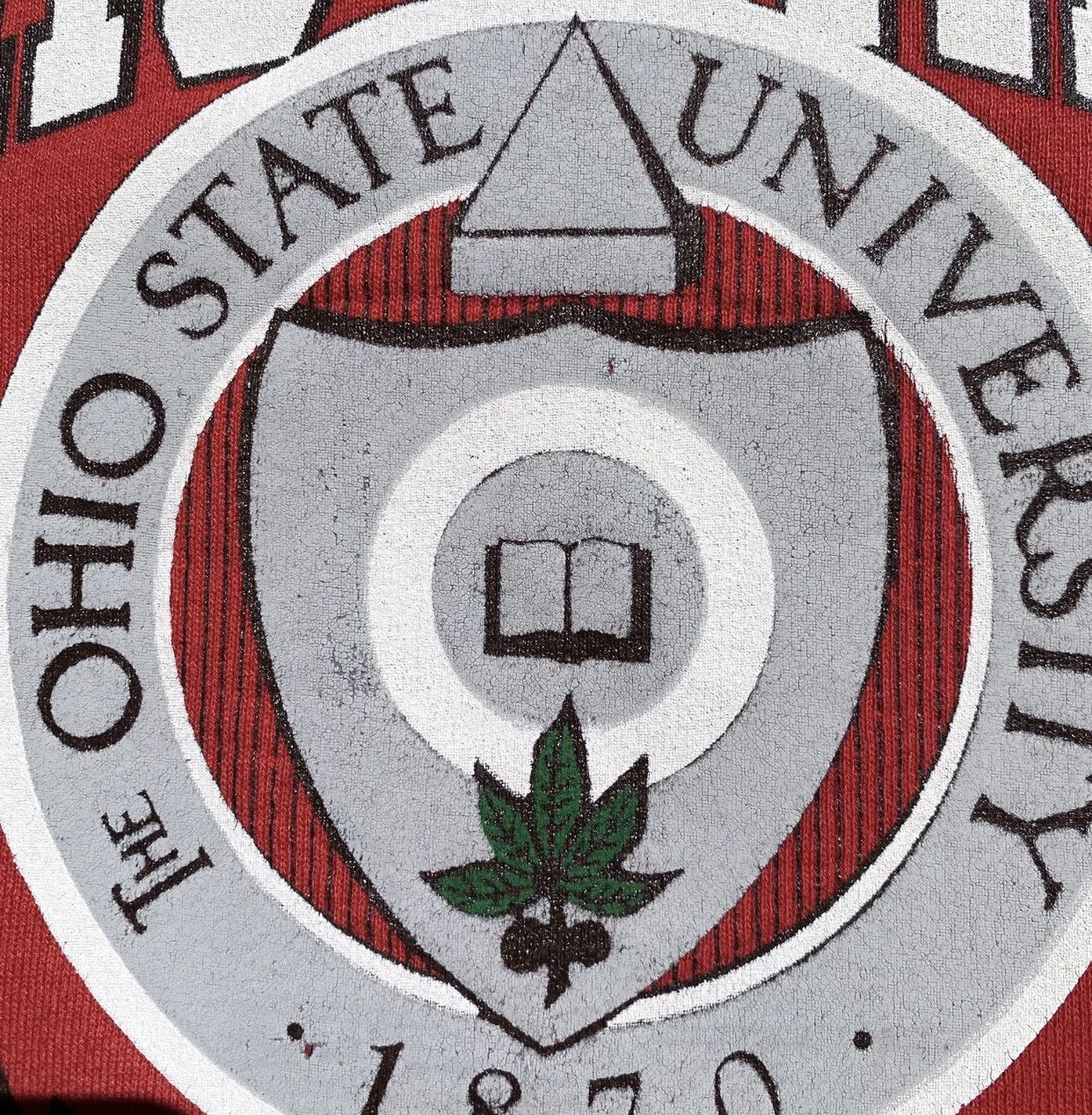 Vintage 90’s Ohio State Buckeyes Cutoff Sweatshirt 2XL Size XXL / US 16-18 / IT 52-54 - 5 Thumbnail