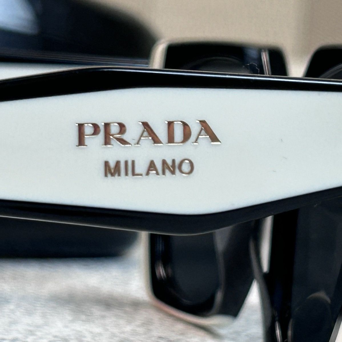 Prada Luxury PRADA Sunglasses with case off white Size ONE SIZE - 8 Thumbnail
