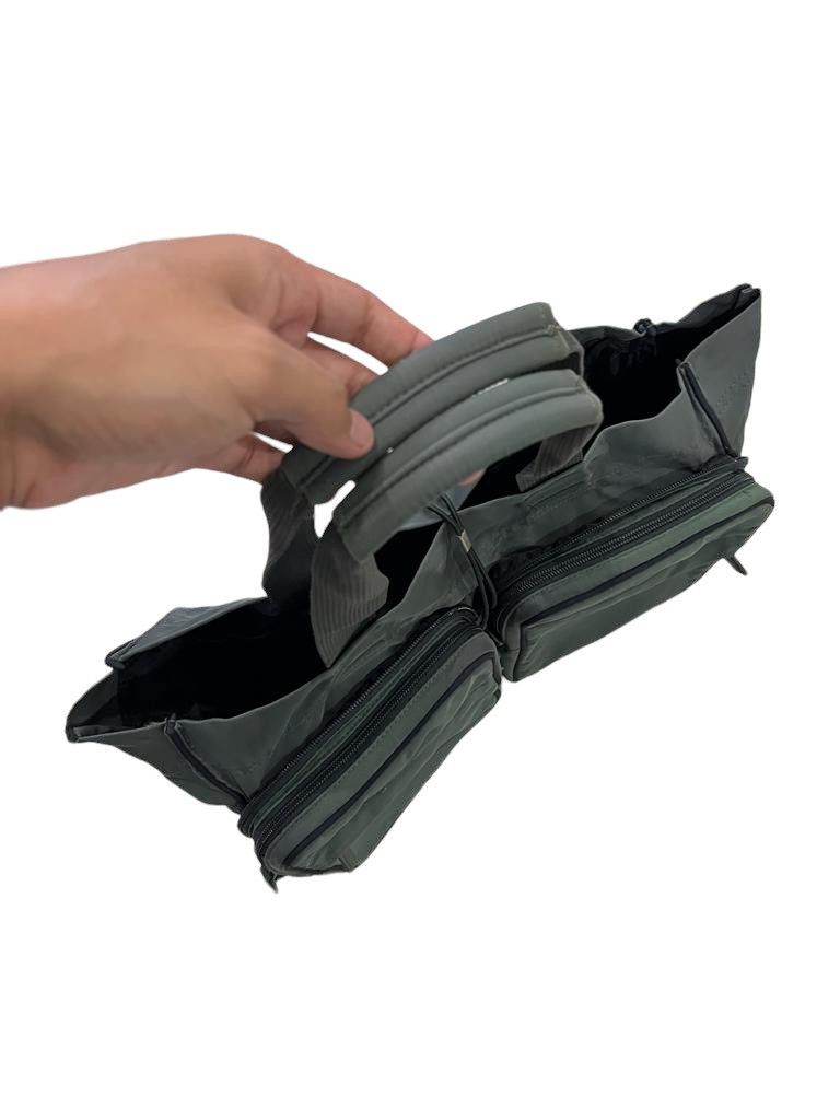 Issey Miyake AW2000 Issey Miyake Teal Convertible Tactical Tote Bag Size ONE SIZE - 14 Thumbnail