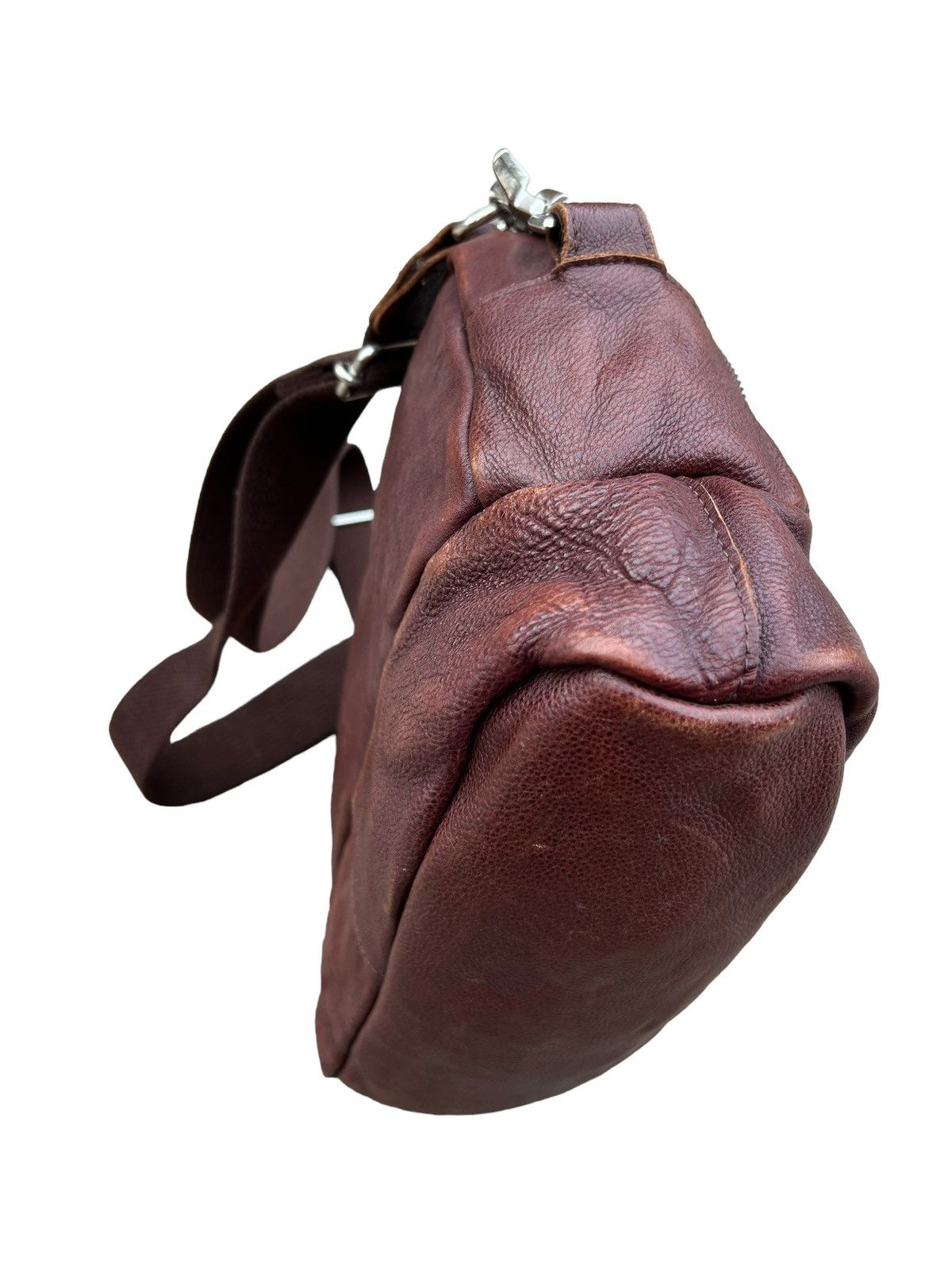 Japanese Brand Vintage Butler Verner Sails Patina Leather Bag 2 Compartment Size ONE SIZE - 14 Thumbnail