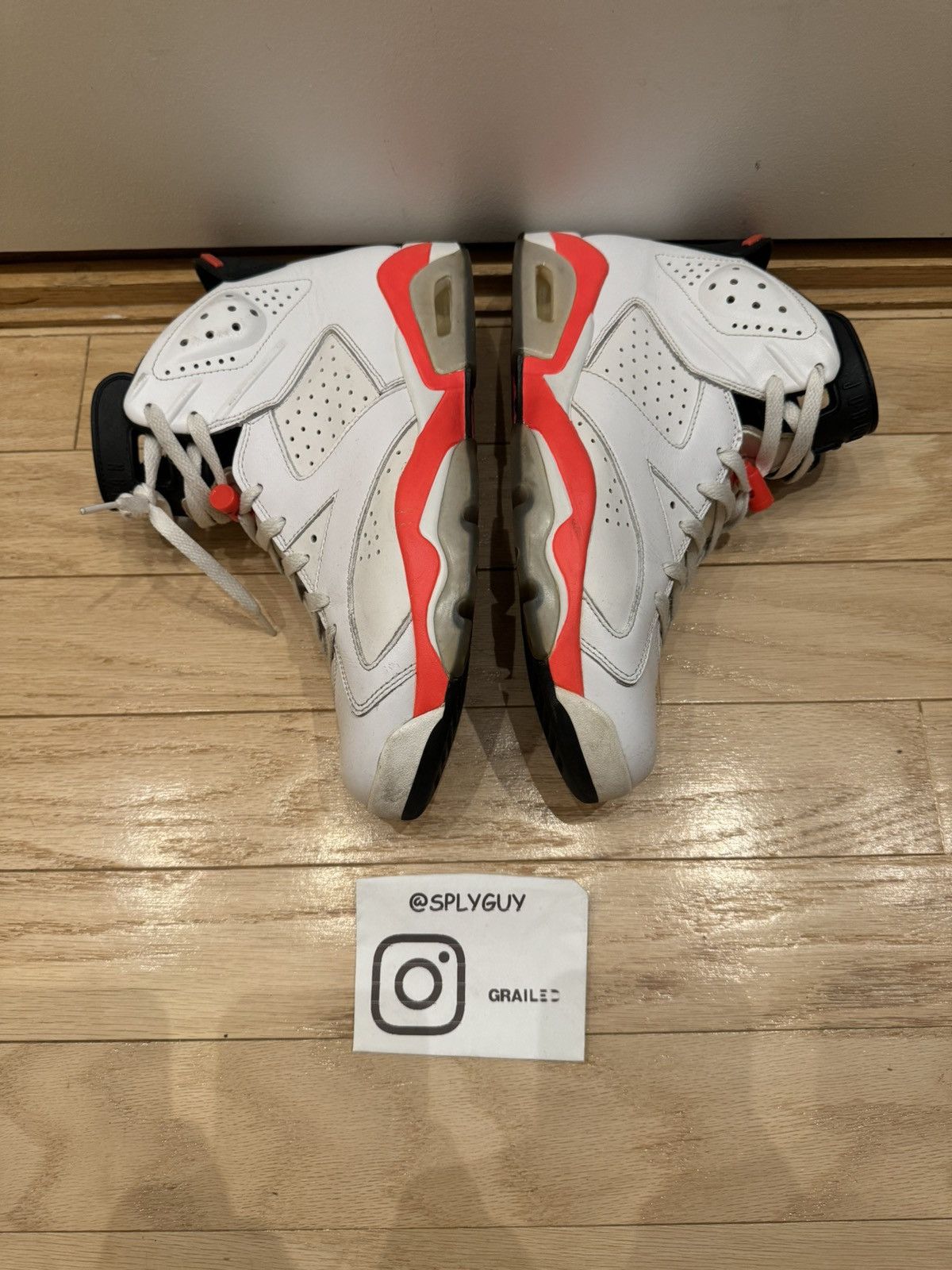 Jordan Brand × Nike Jordan 6 Infared White (2014) sz 10 Size US 10 / EU 43 - 6 Thumbnail