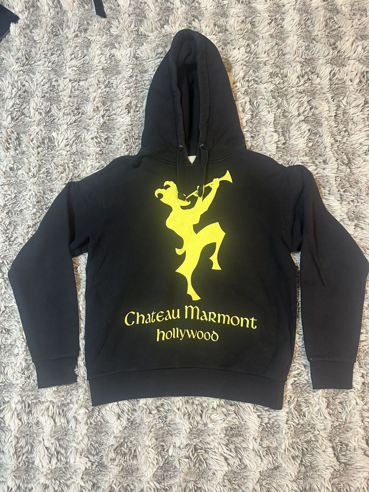 Gucci GUCCI Black & Red Chateau Marmont Hoodie | Grailed