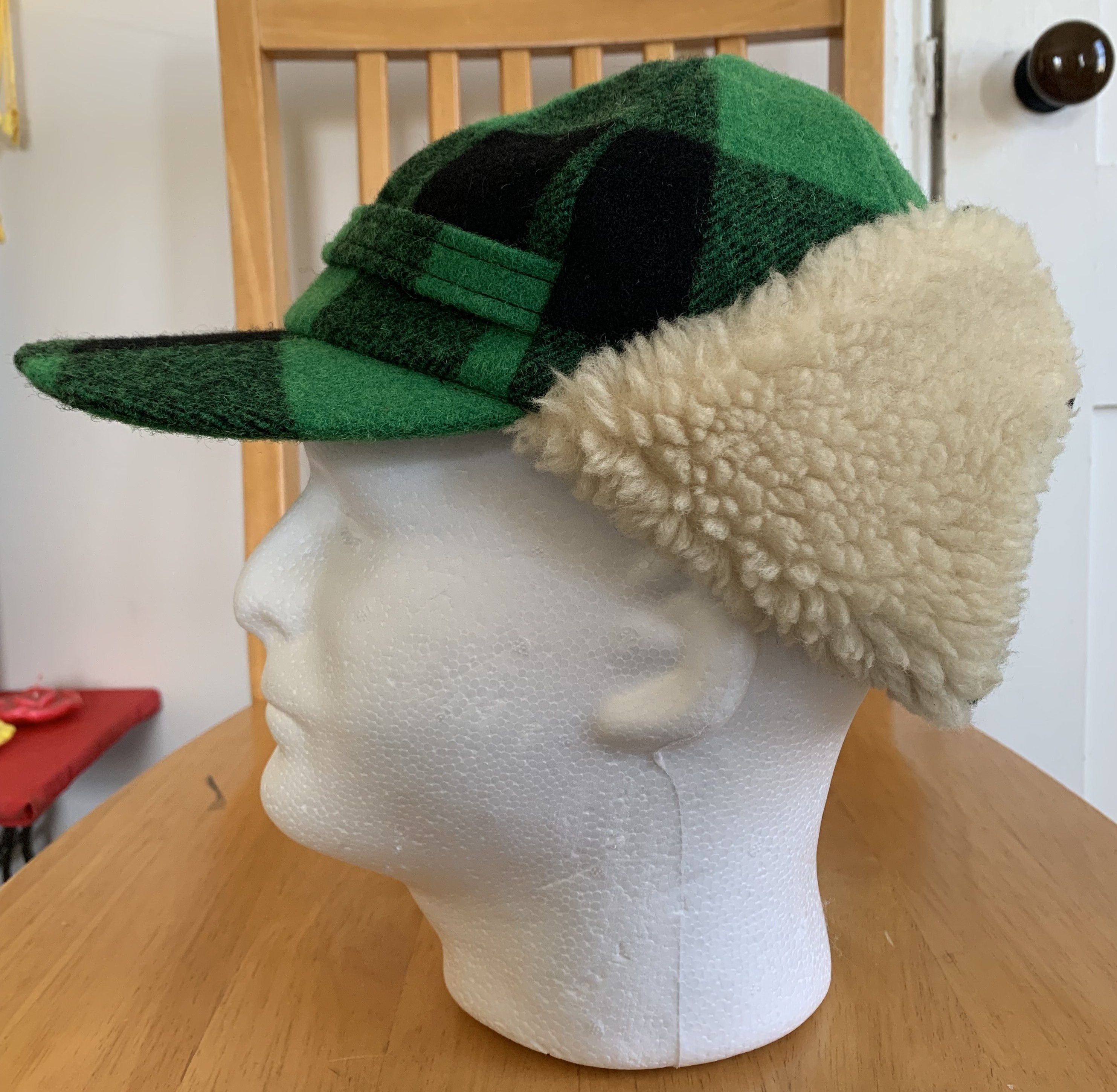 Number (N)ine FW08 Wool Check Hat Size ONE SIZE - 9 Thumbnail