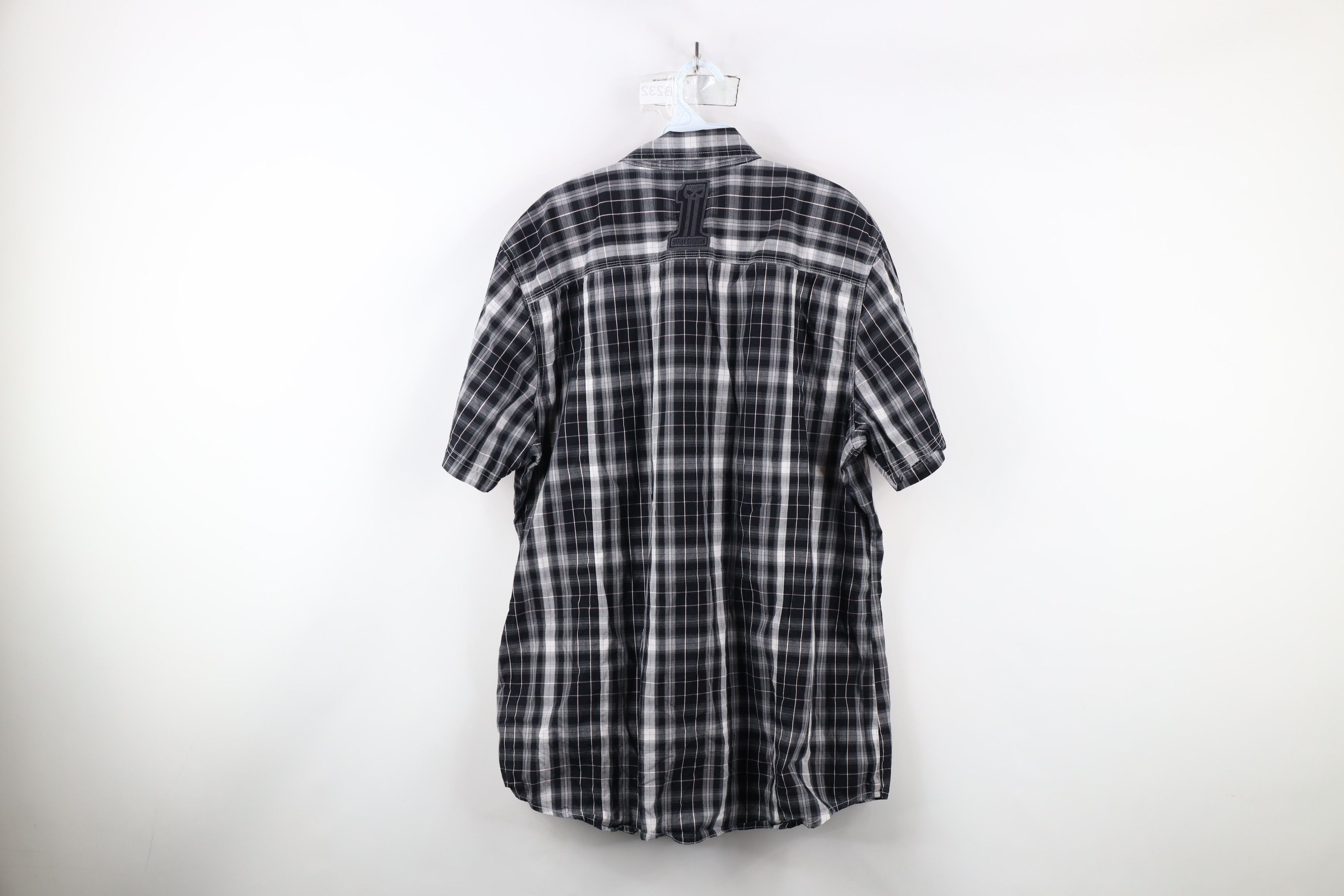 Harley Davidson × Vintage Vintage Harley Davidson Short Sleeve Collared Button Shirt Size US XXL / EU 58 / 5 - 10 Thumbnail