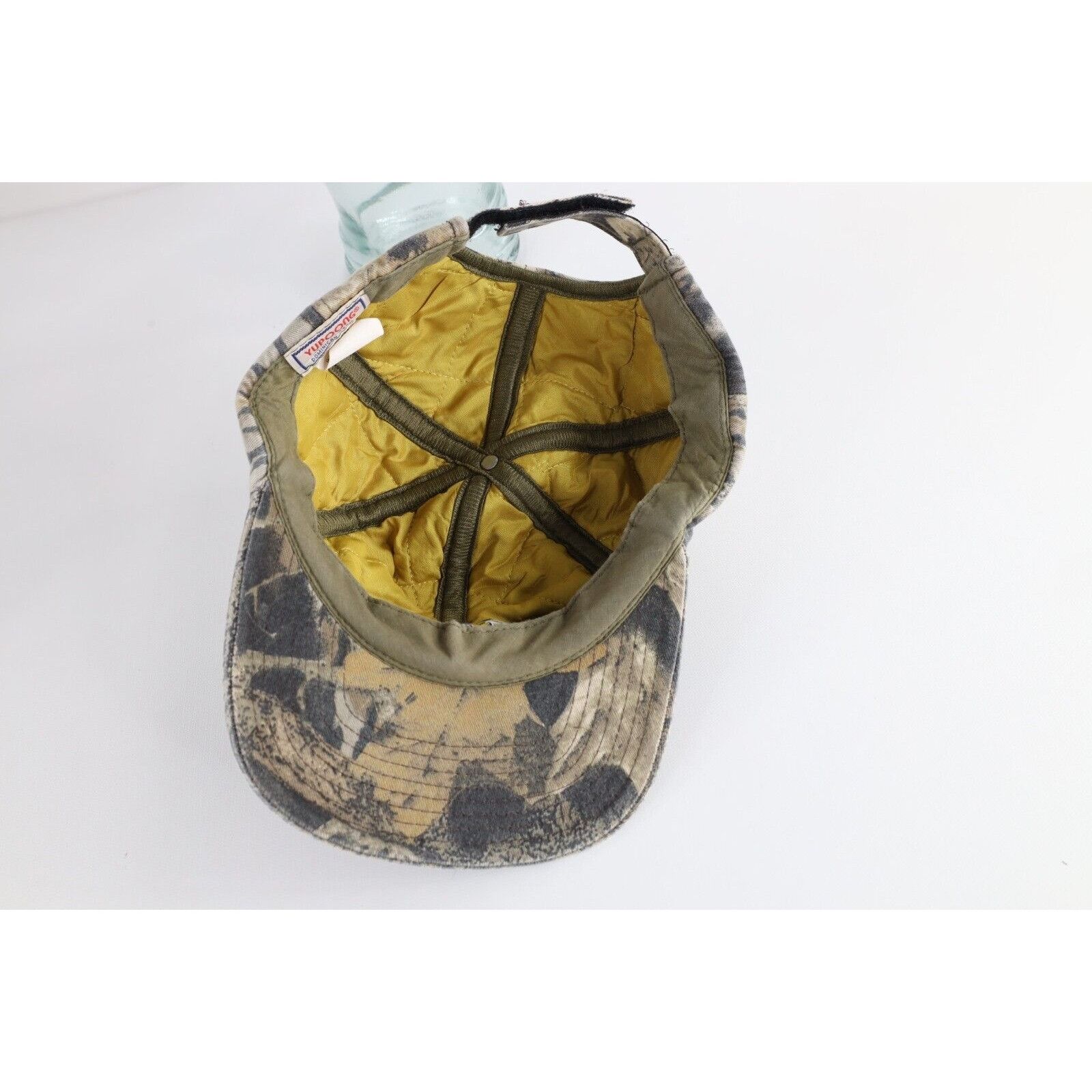 Vintage Vintage 90s Mossy Oak Camouflage Scent Blocker Quilted Hat Size ONE SIZE - 7 Thumbnail