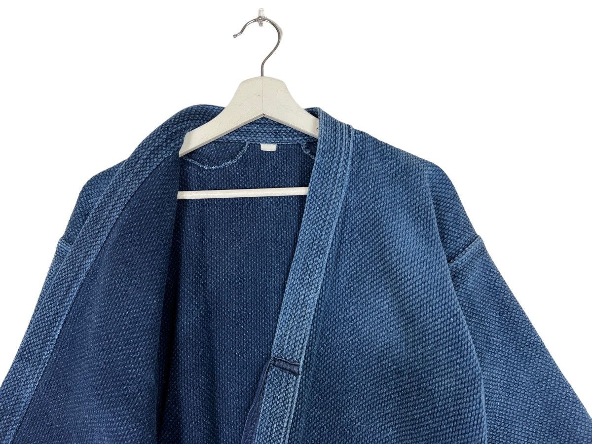 Indigo × Japanese Brand 🔥 1960s VINTAGE INDIGO KENDO KIMONO CARDIGAN Size US M / EU 48-50 / 2 - 10 Thumbnail