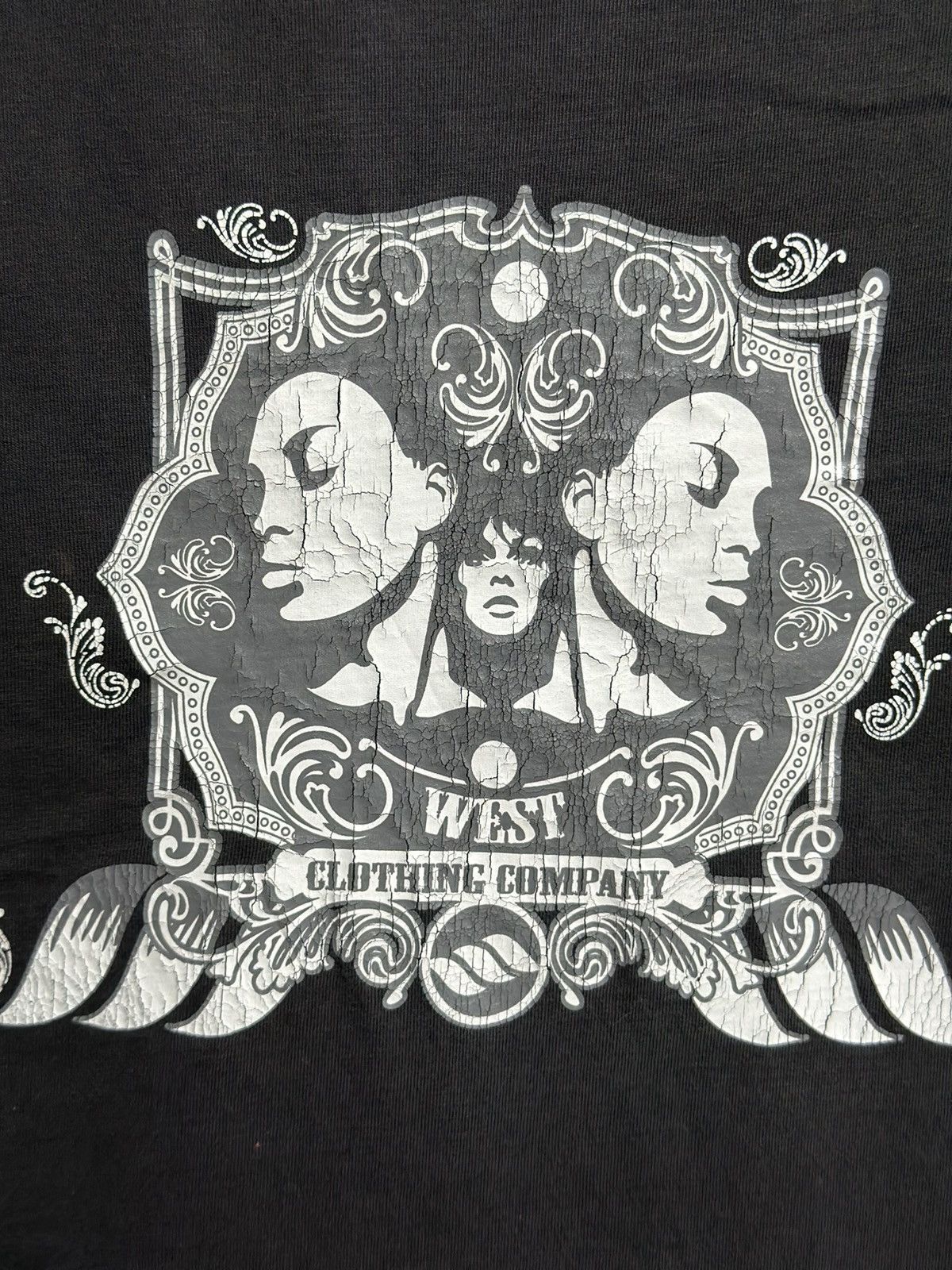 Vintage Vintage west Clothing Company Distress Tee Size US XL / EU 56 / 4 - 2 Thumbnail