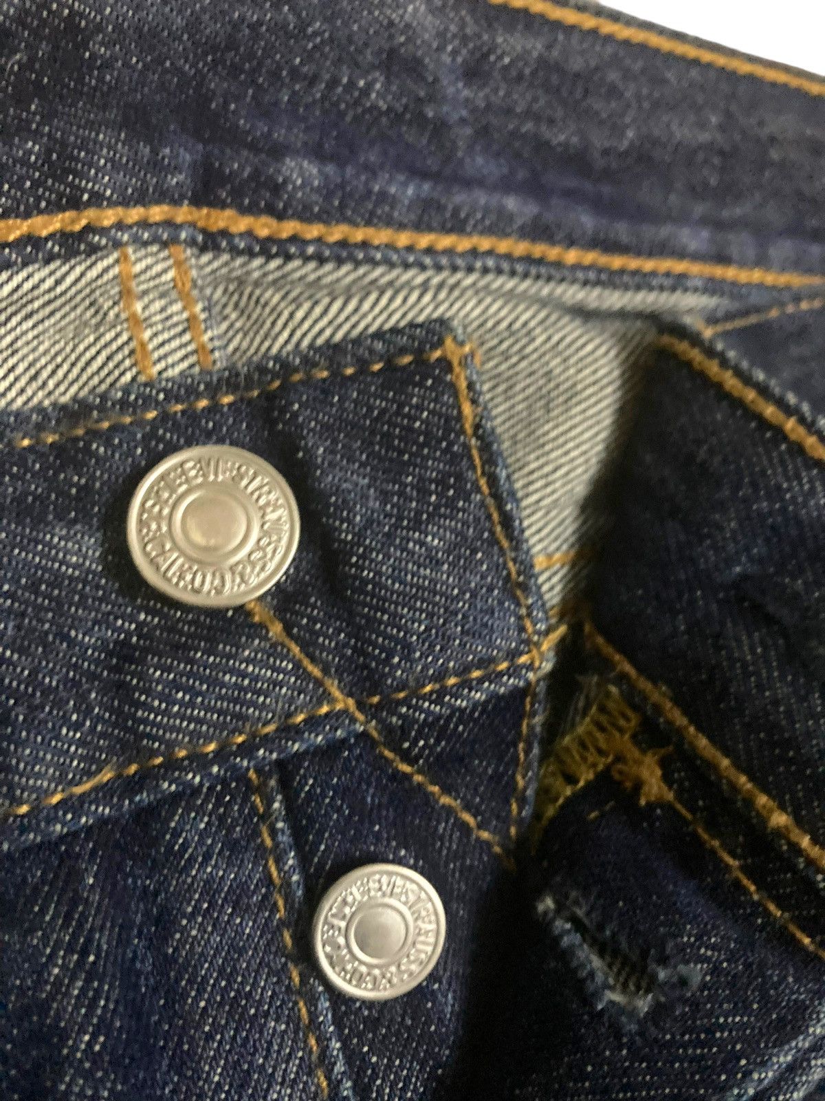 Levi's × Levi's Vintage Clothing Vintage Y2K 501 Levis Distressed Denims Size US 34 / EU 50 - 9 Thumbnail