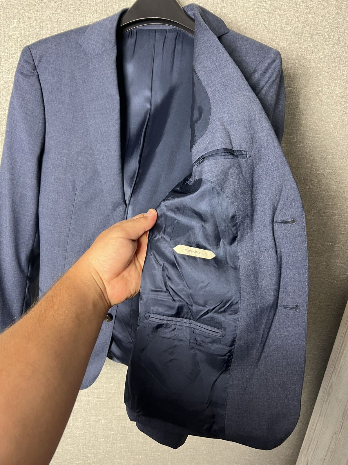 Suitsupply SUITSUPPLY NAPOLI SINGLE BREASTED 110s Suit Blazer Jacket 38 Size 38R - 13 Thumbnail