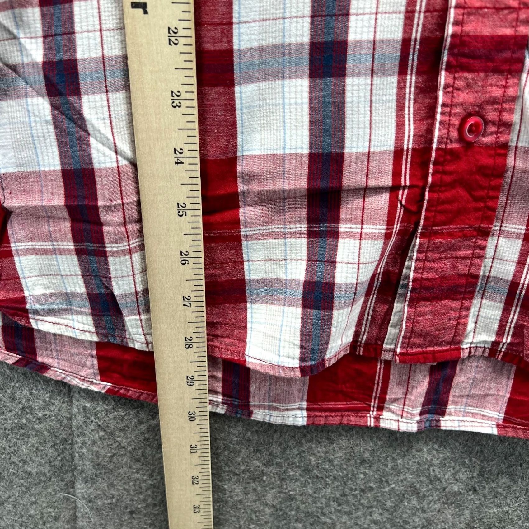 Levi's VINTAGE Levi’s Western Shirt Men Large Red Tartan Plaid Cotton Cowboy Rodeo Casual Vintage Mens Regular Long Sleeve Button-Up Pocketed Size US L / EU 52-54 / 3 - 4 Thumbnail