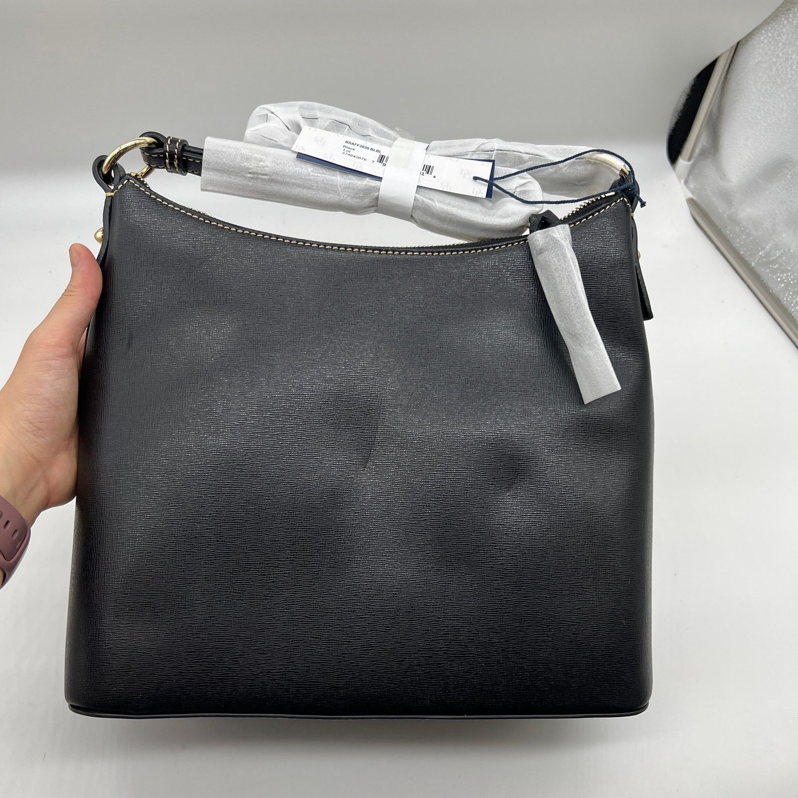 Dooney & Bourke Dooney & Bourke Saffiano Leather Handbags Hobo Bags Size ONE SIZE - 2 Thumbnail