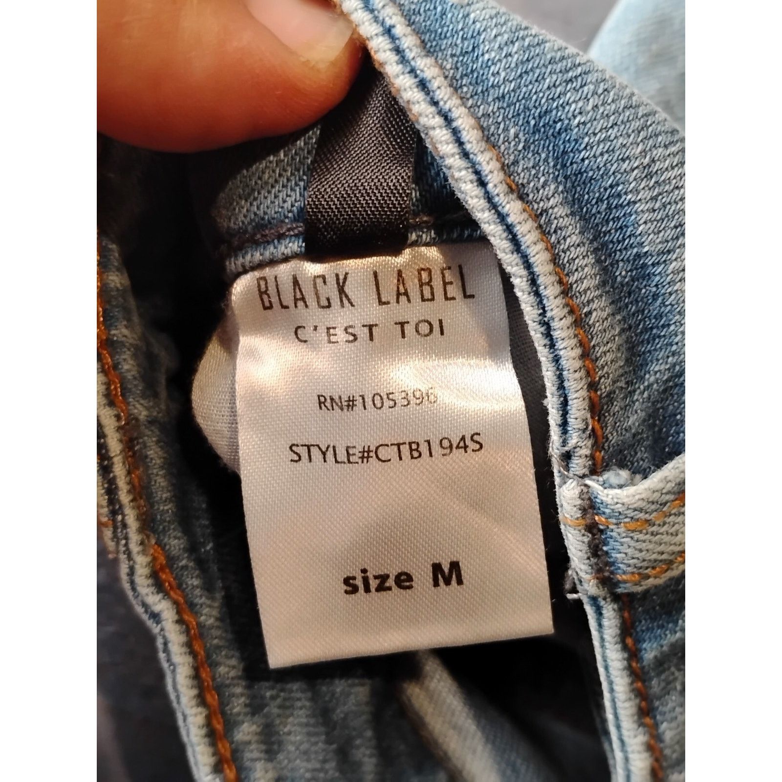 Black Label Black Label C' Est Toi Women's (Medium) Denim Shorts Size 34" / US 12 / IT 48 - 13 Thumbnail