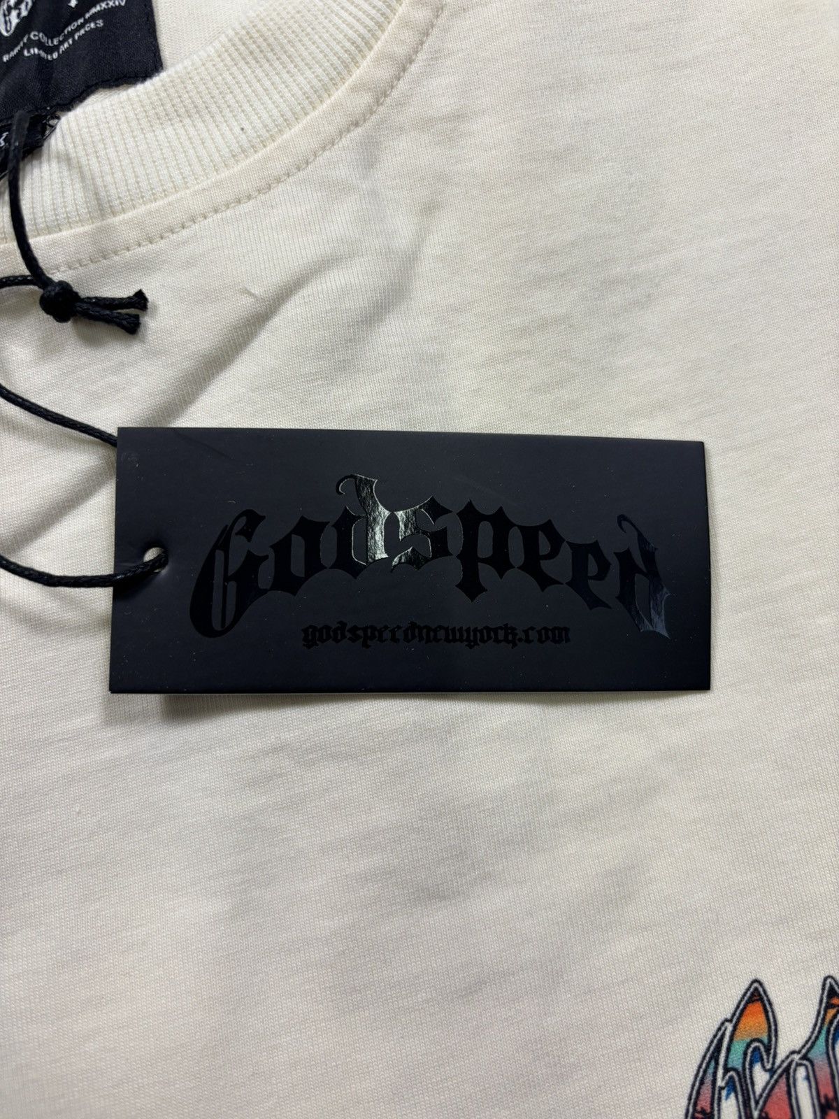 Godspeed Godspeed Natural Disaster Tee, Bone Size US XL / EU 56 / 4 - 9 Thumbnail