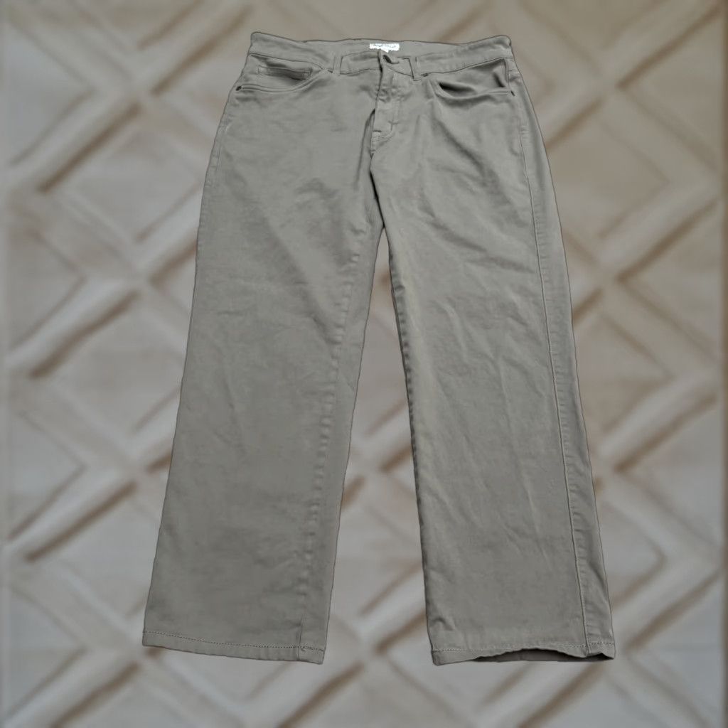 RVCA Peter Millar Signature Sateen Classic Fit Chino Pants Mens 32x26 Black 5-Pocket Design Straight Modern Casual Workwear Mens Size US 31 - 1 Thumbnail