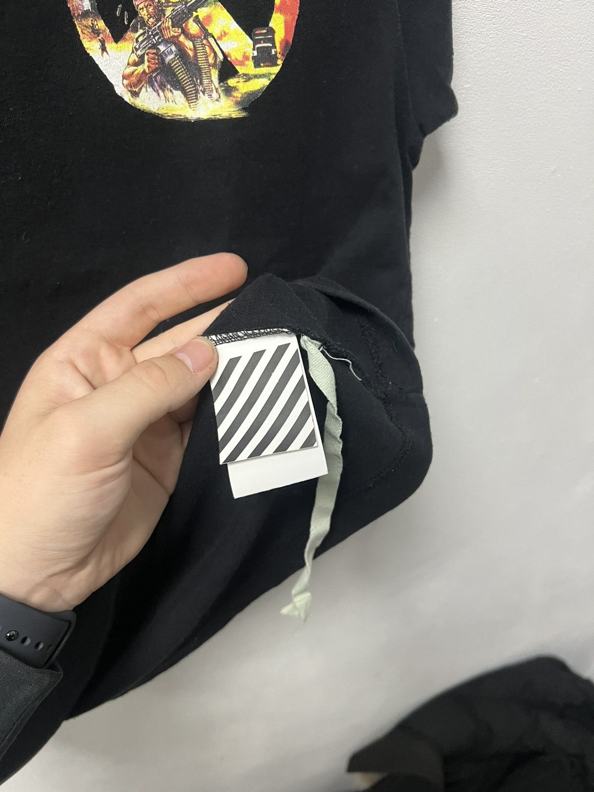 Off-White Off-White T-Shirt Big Logo Luxury Hype Rare Size US S / EU 44-46 / 1 - 5 Thumbnail
