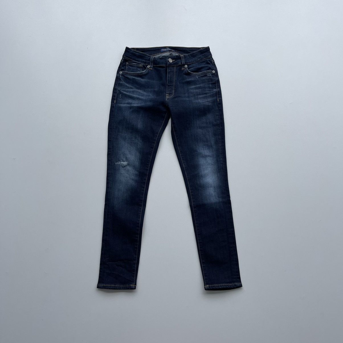 Dolce & Gabbana Dolce & Gabbana Women’s Collection Distressed Straight Jeans Size 28" / US 6 / IT 42 - 1 Thumbnail