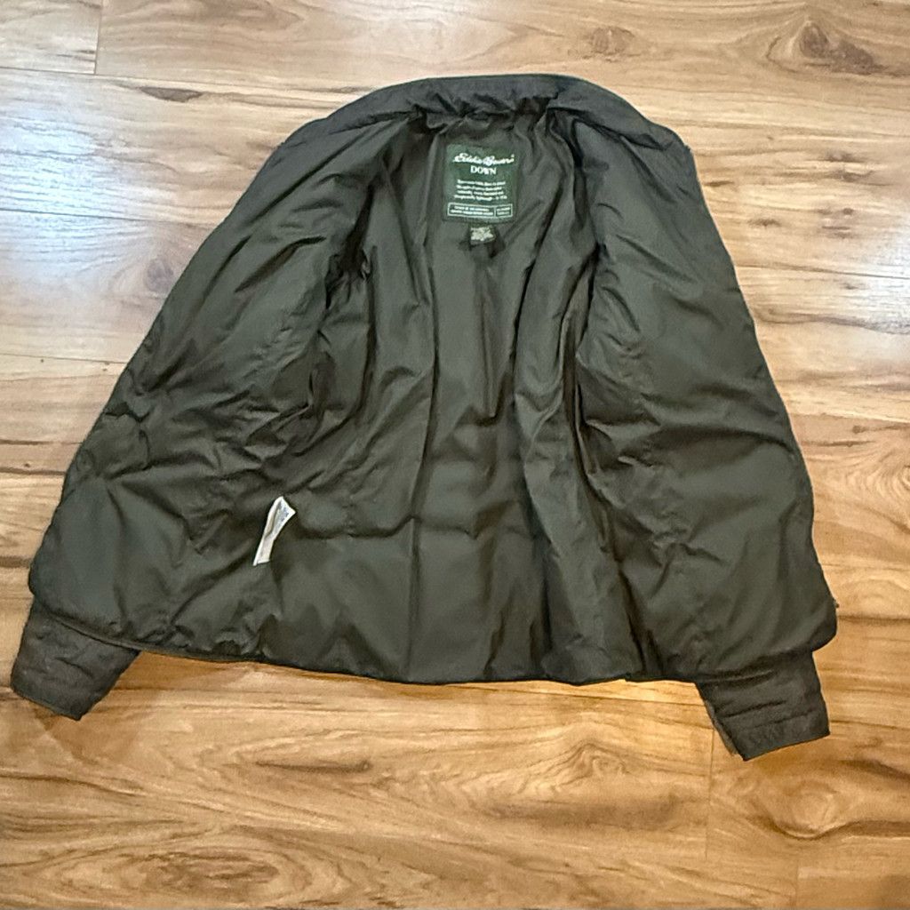 Eddie Bauer Eddie Bauer Women’s M Down Jacket Olive (Damaged) Size L / US 10 / IT 46 - 3 Thumbnail