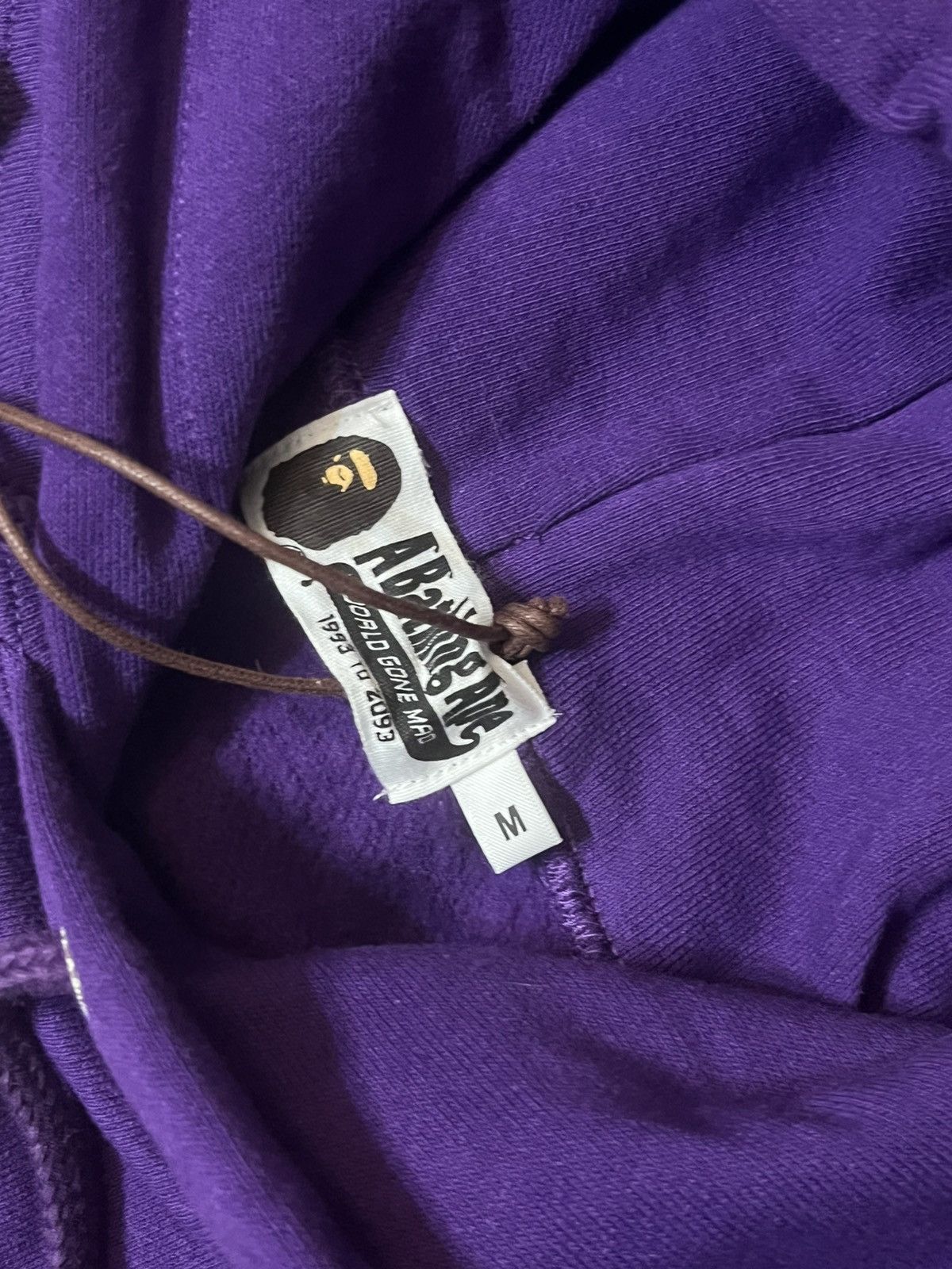 Bape Purple A Bathing Ape Relaxed Flame Head Pullover Hoodie Size US M / EU 48-50 / 2 - 4 Thumbnail
