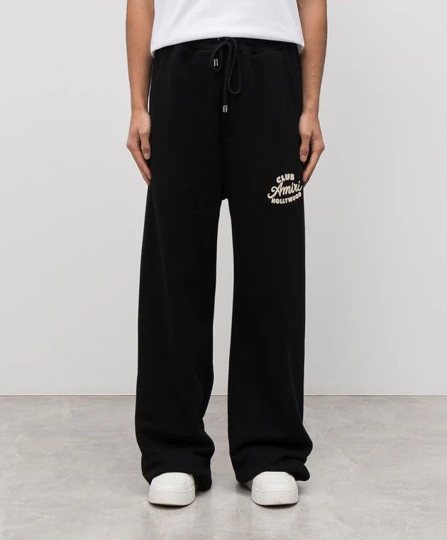 Amiri o1h1sh11225 Clube Amiri Sweatpant in Black Size US 34 / EU 50 - 3 Thumbnail