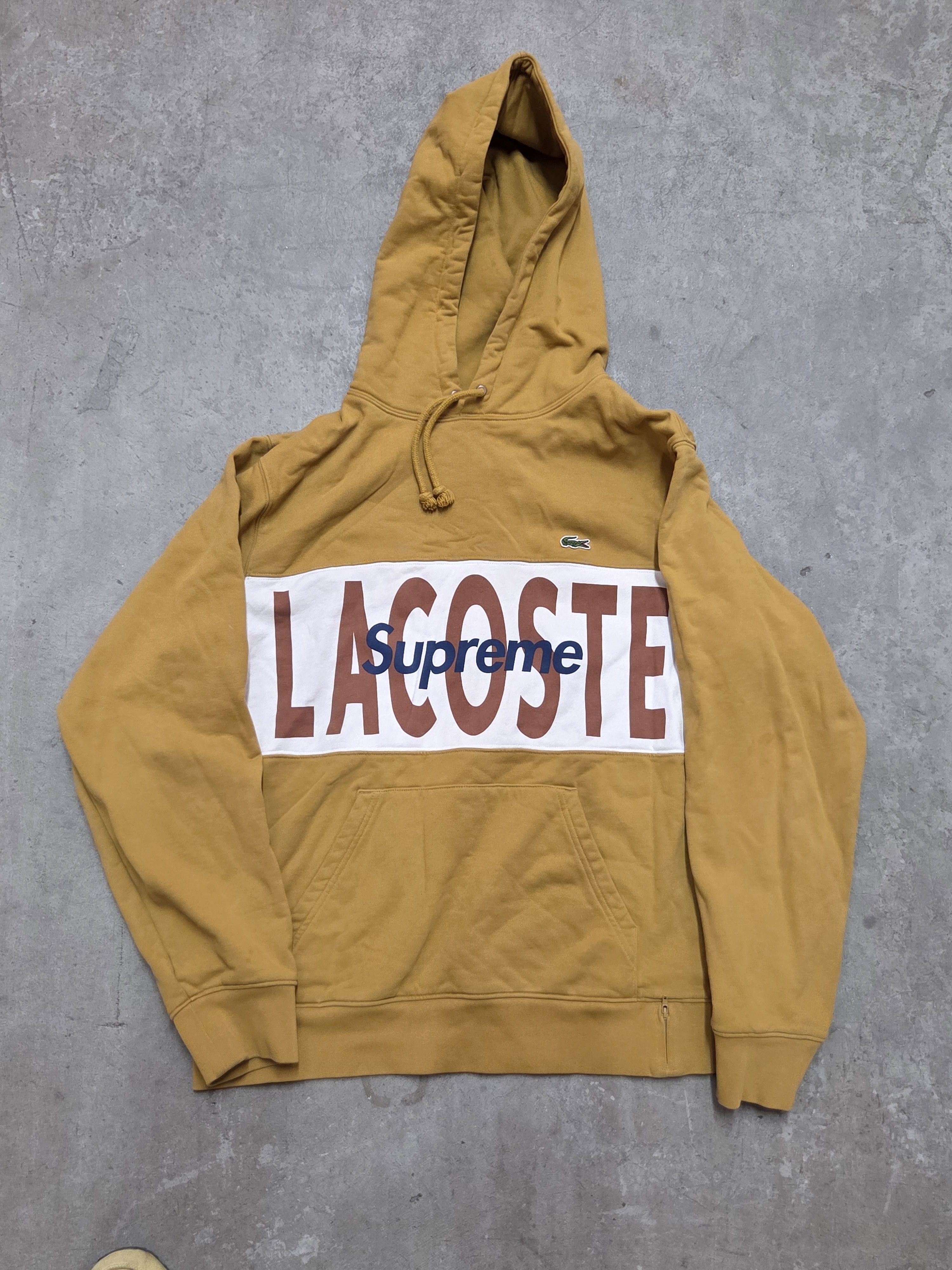 Supreme Supreme LACOSTE Logo Panel Hooded Sweatshirt Size US M / EU 48-50 / 2 - 1 Thumbnail