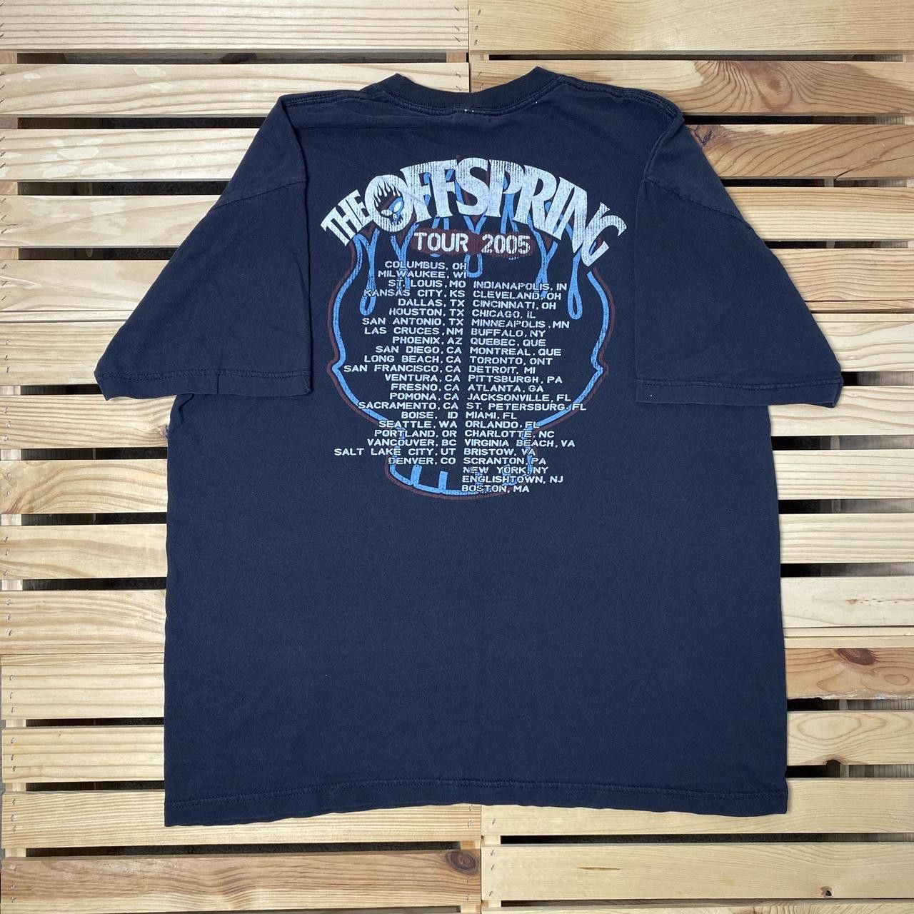 Other Vintage The Offspring Tour 2005 Black Band Tee Size XL Size US XL / EU 56 / 4 - 2 Thumbnail