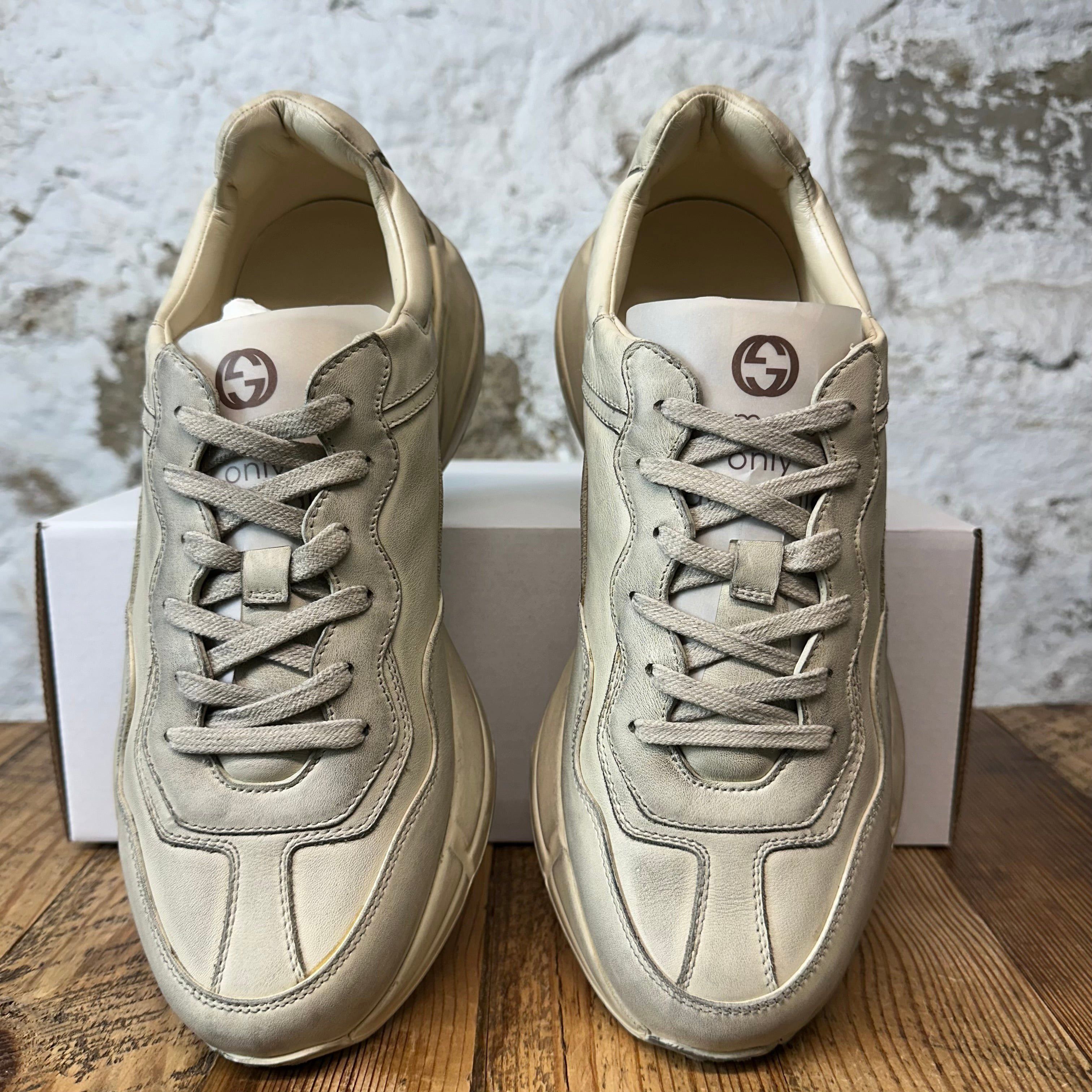 Gucci Gucci Rhyton Ivory Beige Vintage Sneaker Sz 9 Size US 9 / EU 42 - 3 Thumbnail