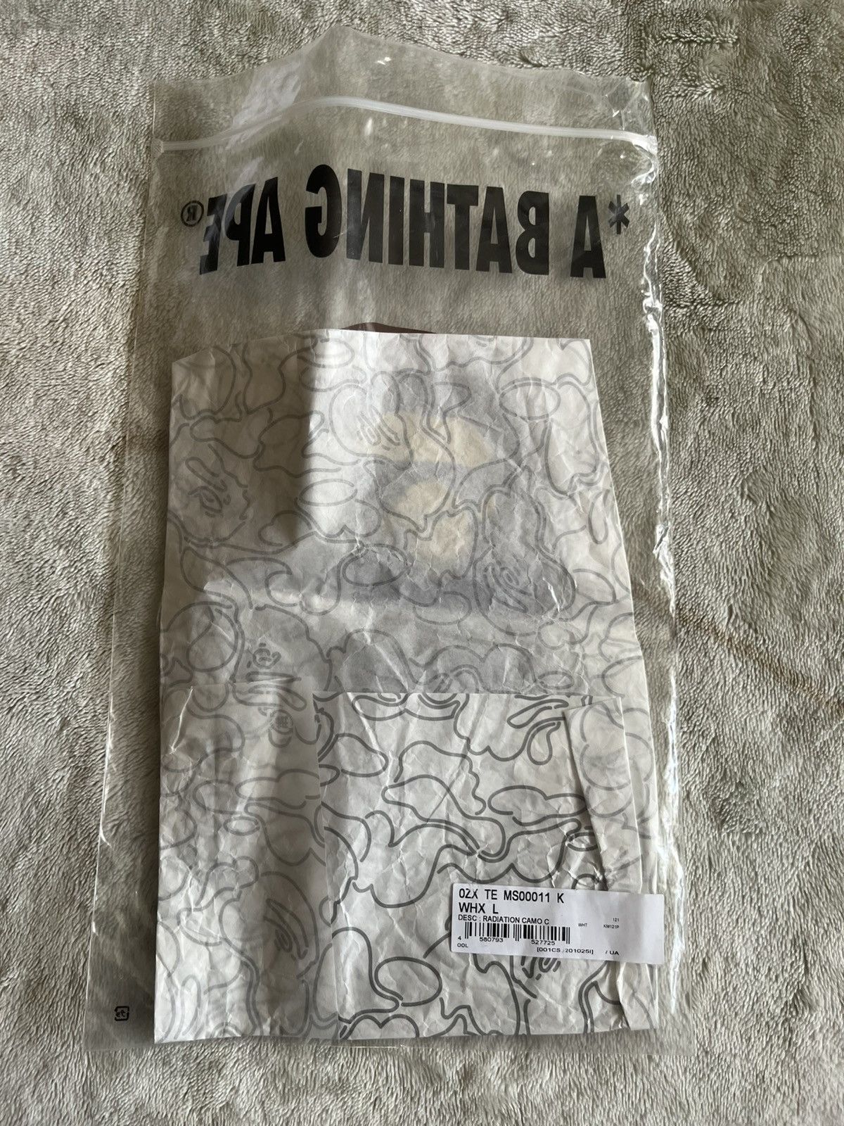 Bape Bape College Tee (SS21) Size US L / EU 52-54 / 3 - 12 Thumbnail