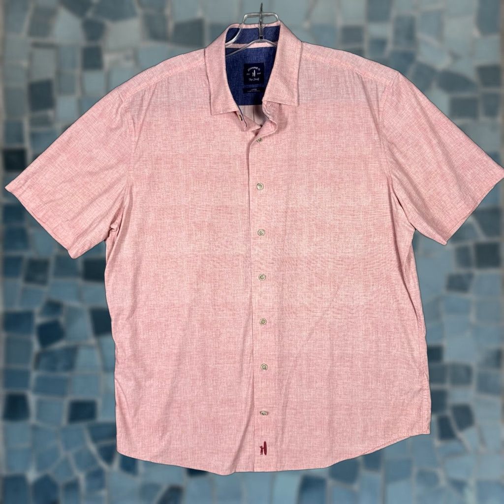 johnnie-O Nike Shirt Polo Mens L Pink Wicking Stretch Prepformance Johnnie-O Top Shelf Size US L / EU 52-54 / 3 - 1 Thumbnail