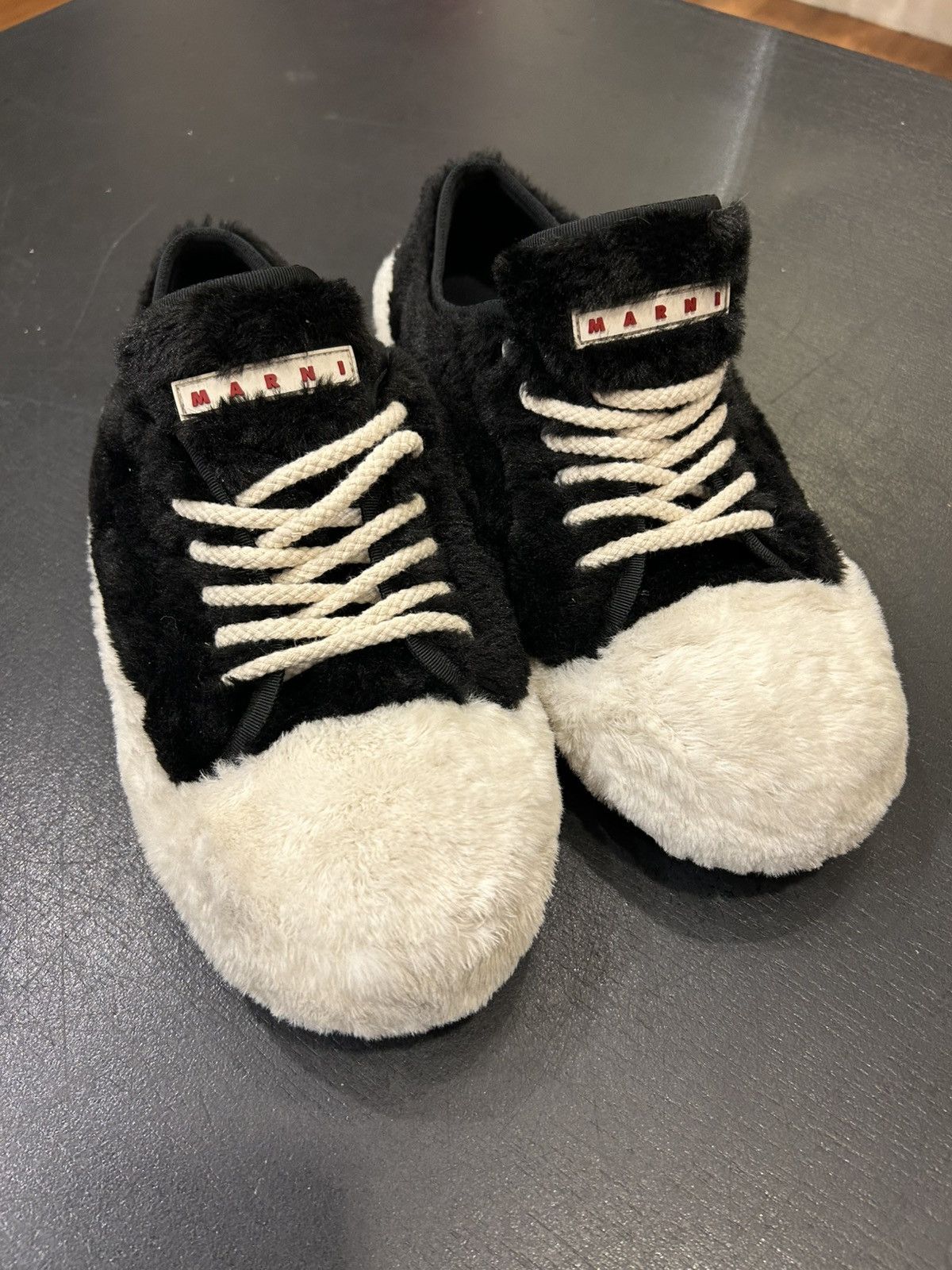Marni Marni Teddy Tennis Sneaker Size US 12 / EU 45 - 1 Thumbnail